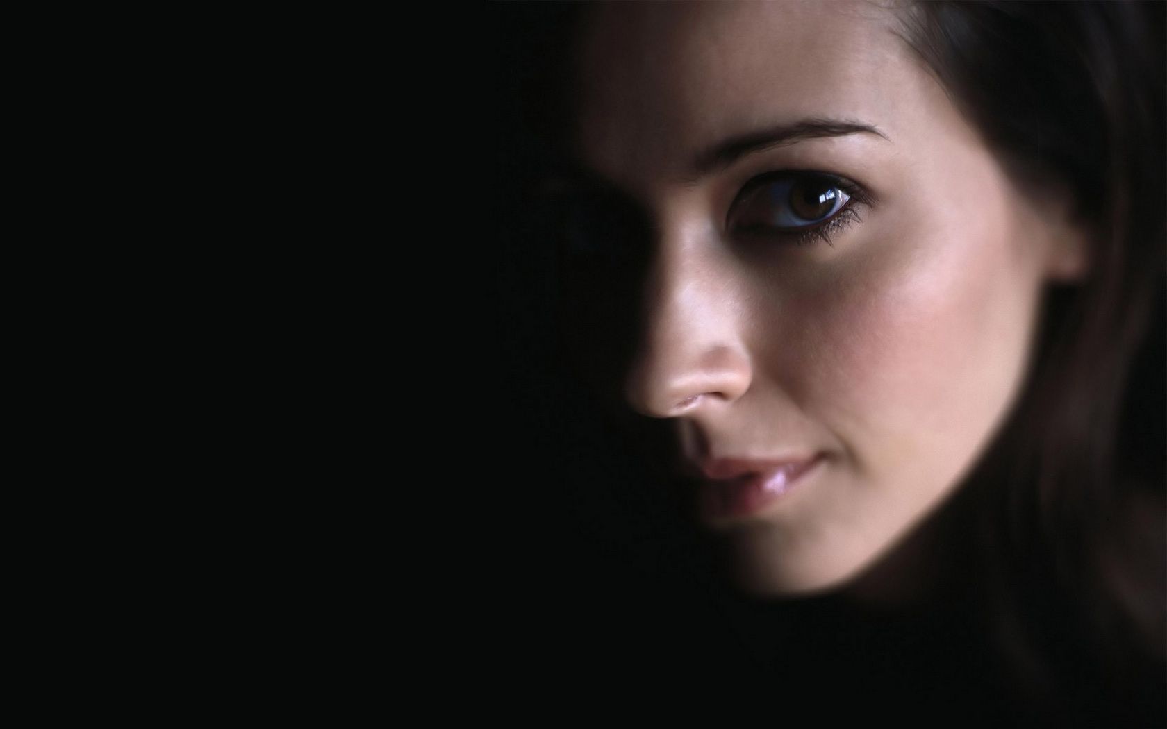 Amy Acker close-up portrait HD Wallpaper