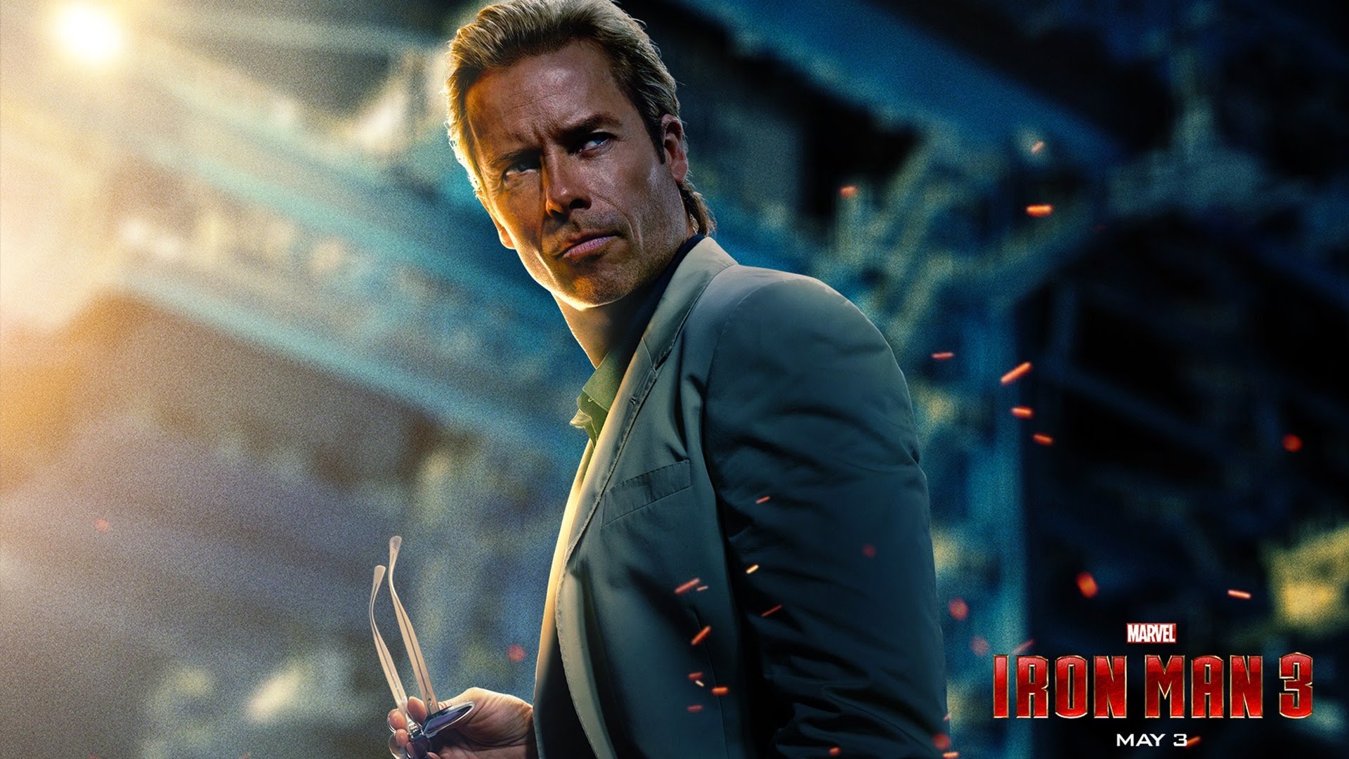 Guy Pearce as Aldrich Killian from Iron Man 3 HD Wallpaper