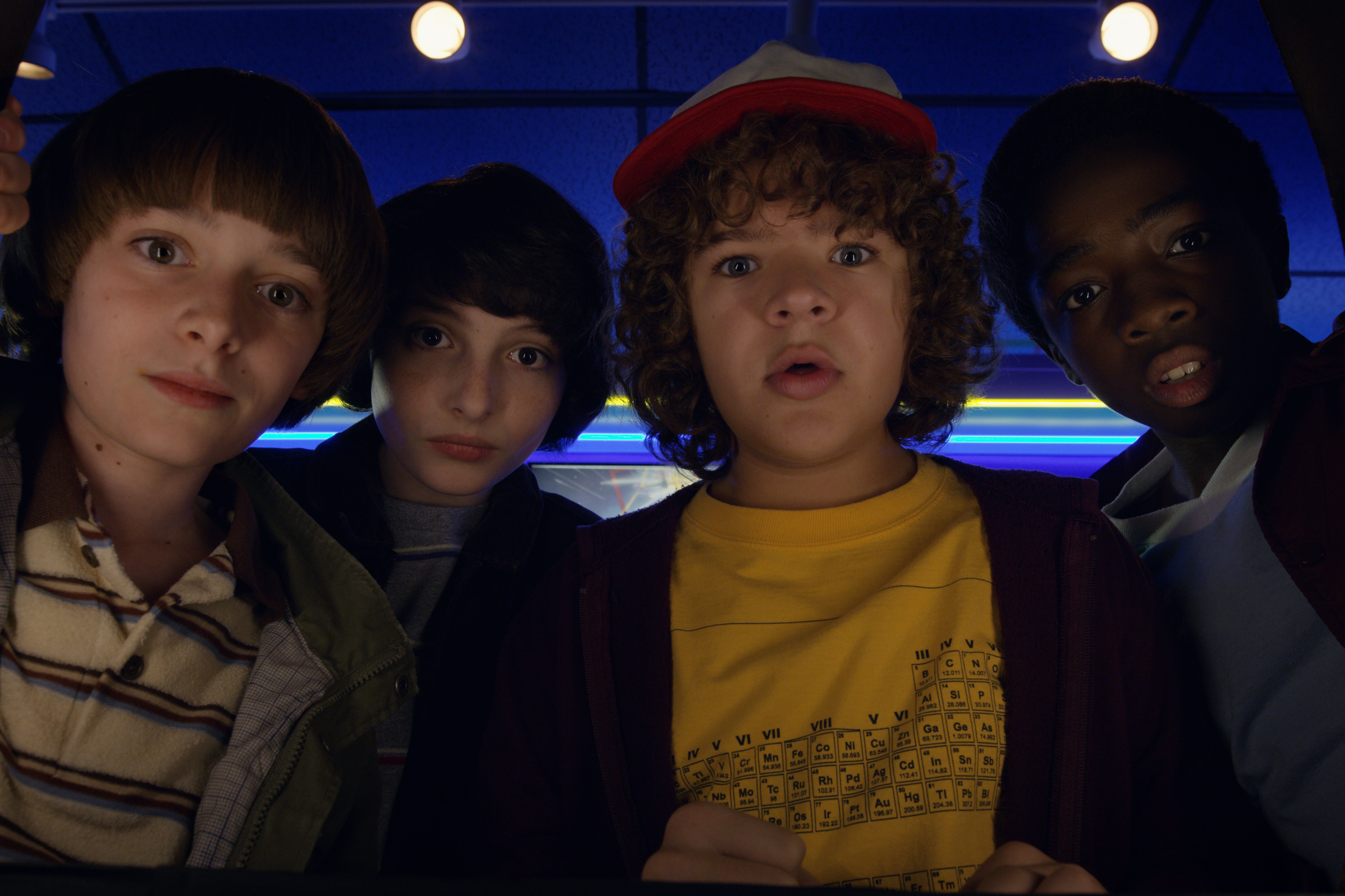 Four boys from Stranger Things HD Wallpaper