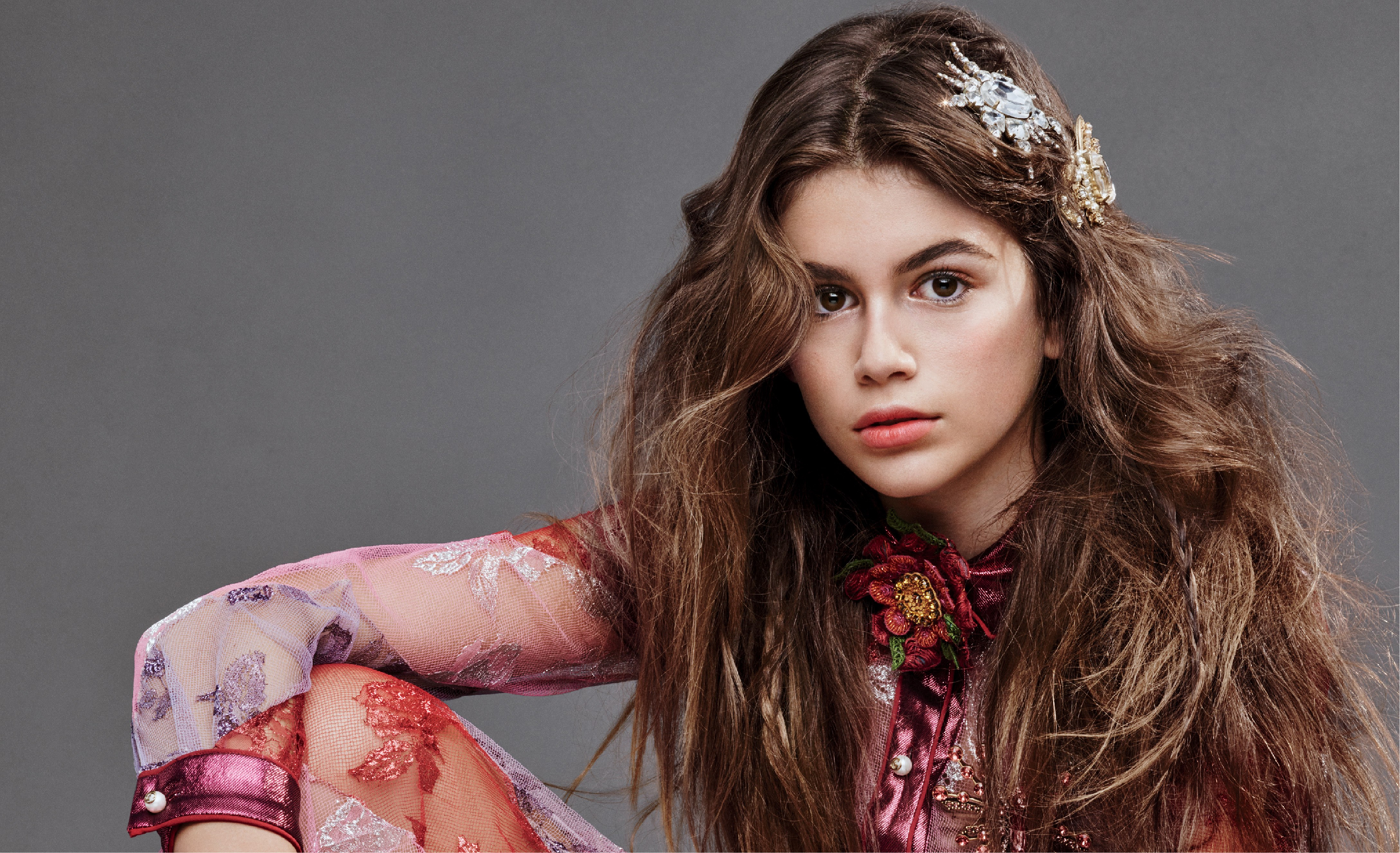 Kaia Gerber HD Wallpaper