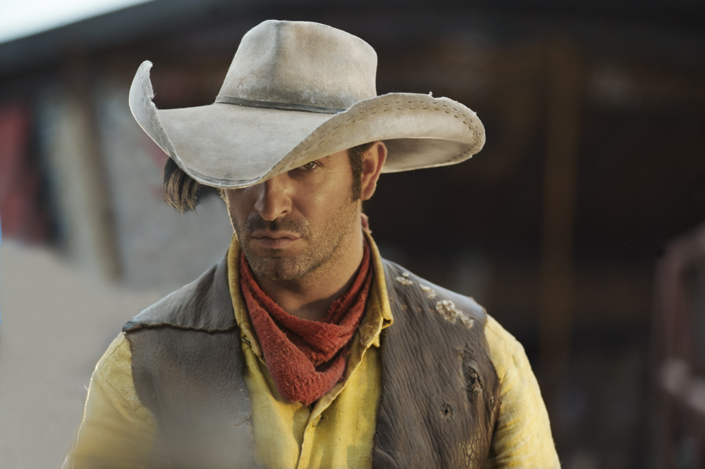 Jean Dujardin as a cowboy HD Wallpaper