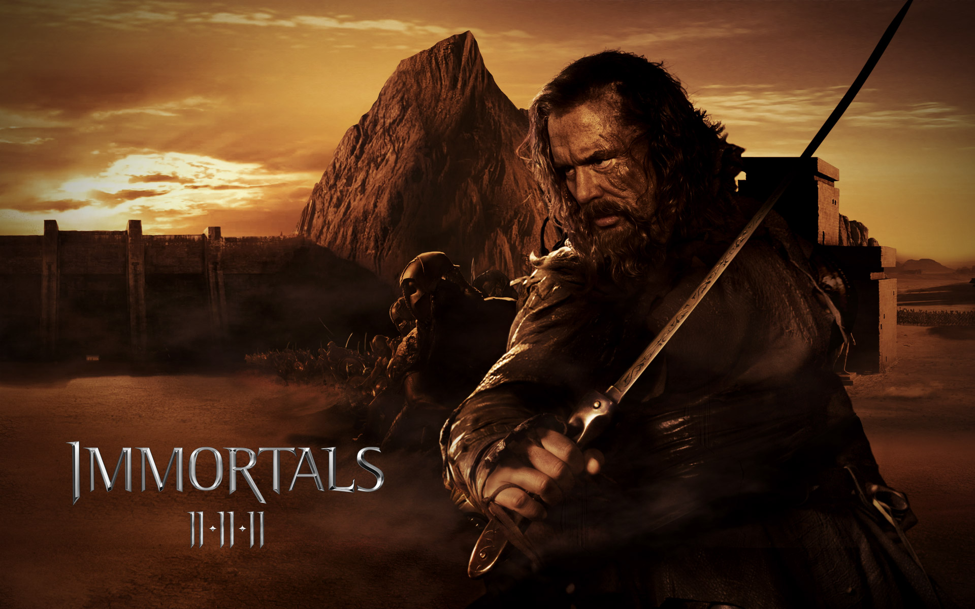 Mickey Rourke in Immortals HD Wallpaper