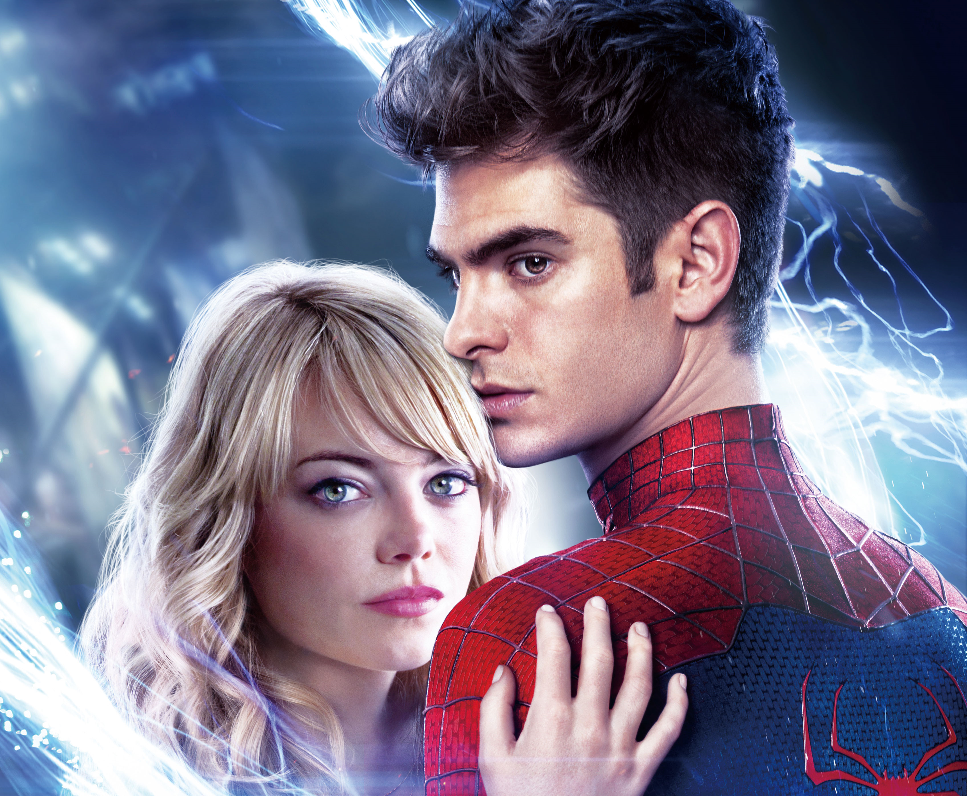 Andrew Garfield as Spider-Man and Emma Stone HD Wallpaper