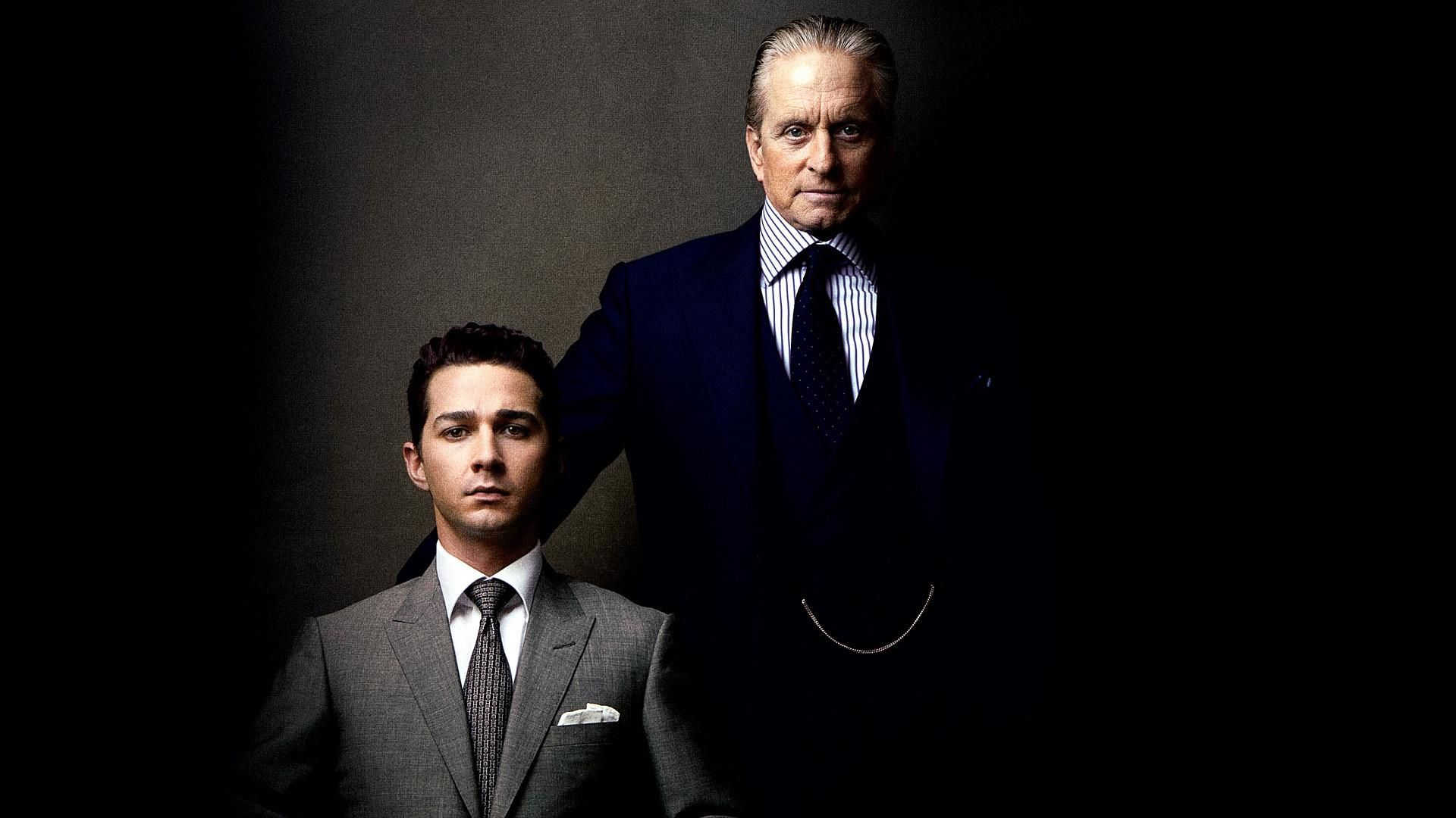 Michael Douglas and Shia LaBeouf HD Wallpaper