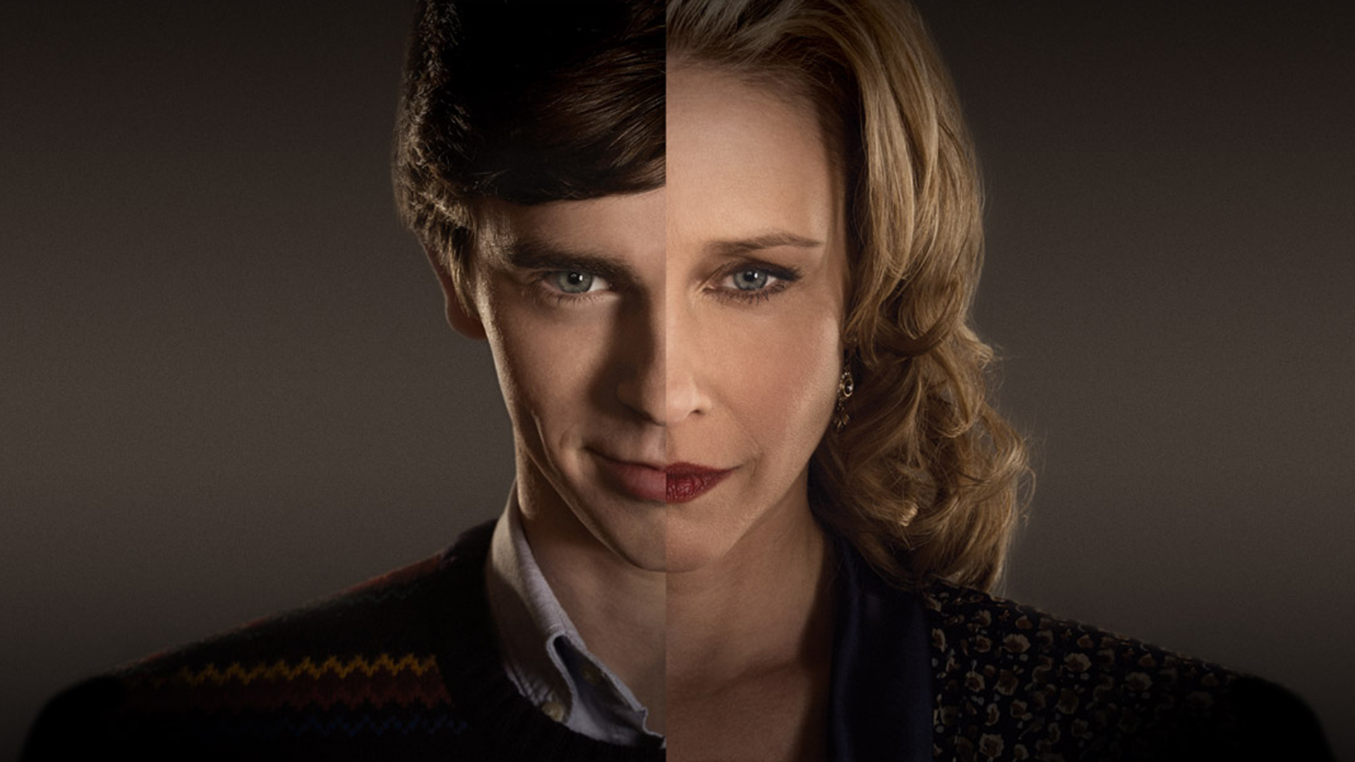Freddie Highmore split face portrait HD Wallpaper