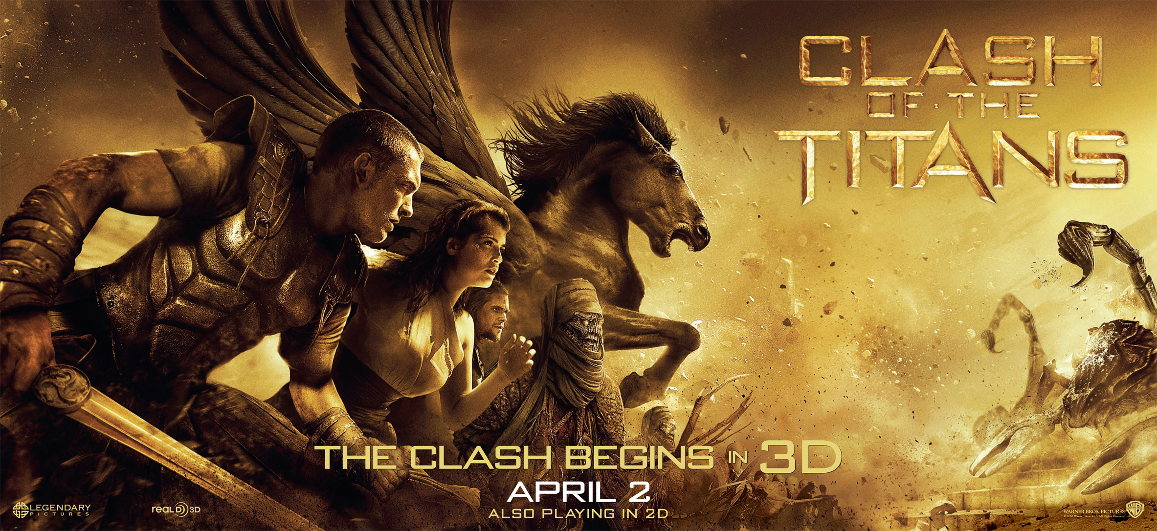 Clash of the Titans movie poster HD Wallpaper