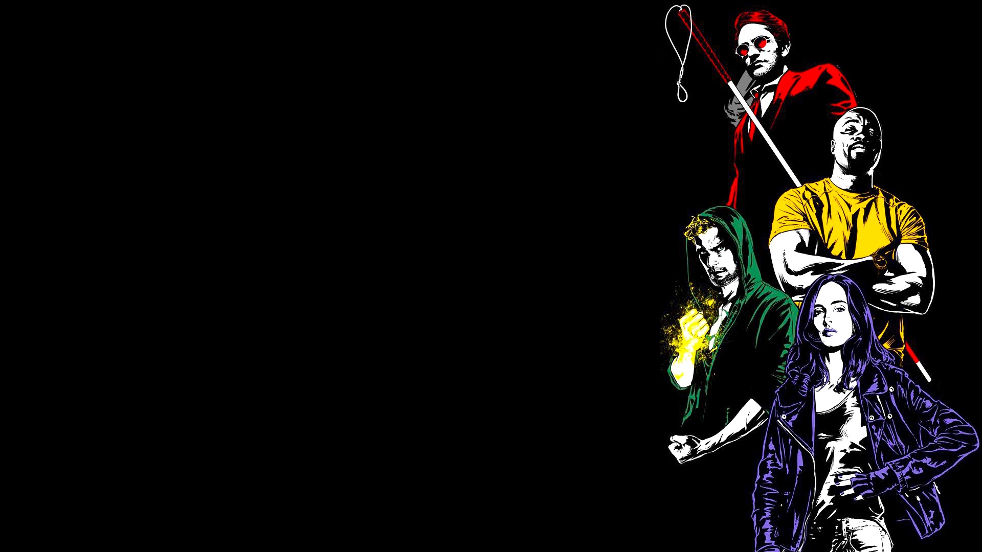 The Defenders from Marvel Comics HD Wallpaper