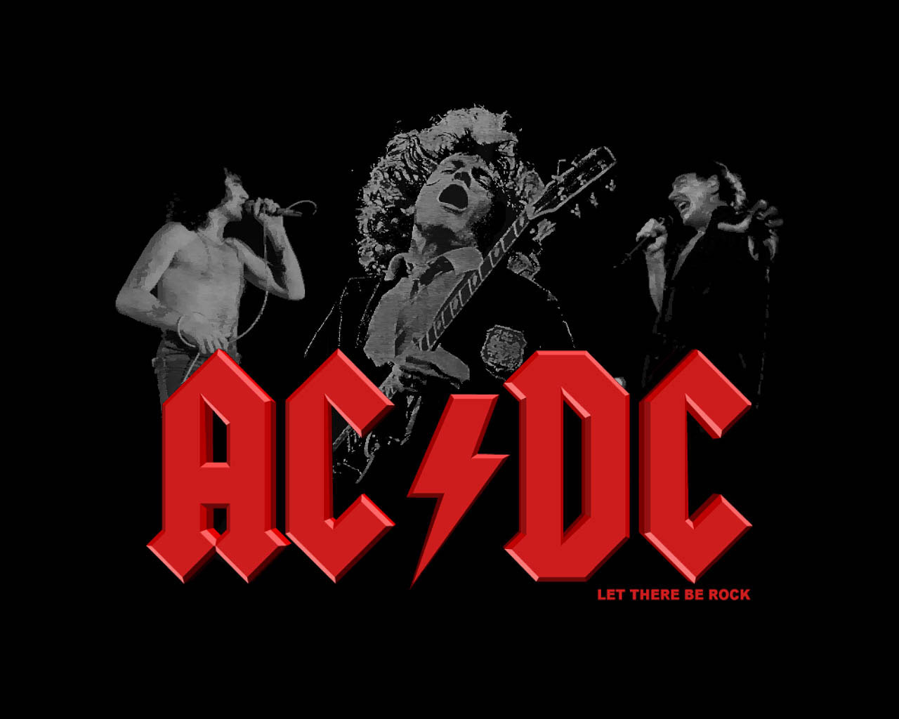 AC/DC Let There Be Rock album cover HD Wallpaper