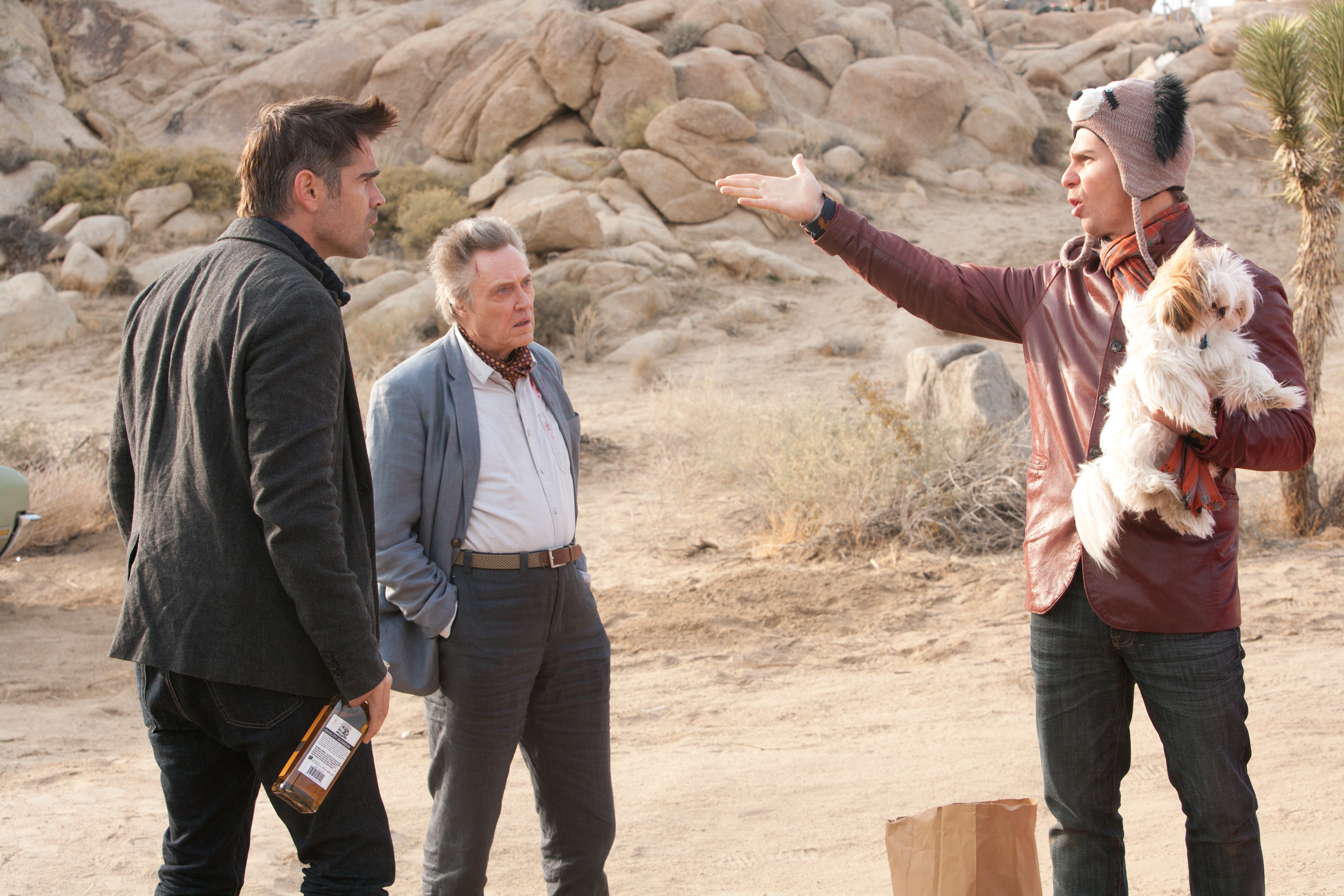 Christopher Walken and two men in desert HD Wallpaper