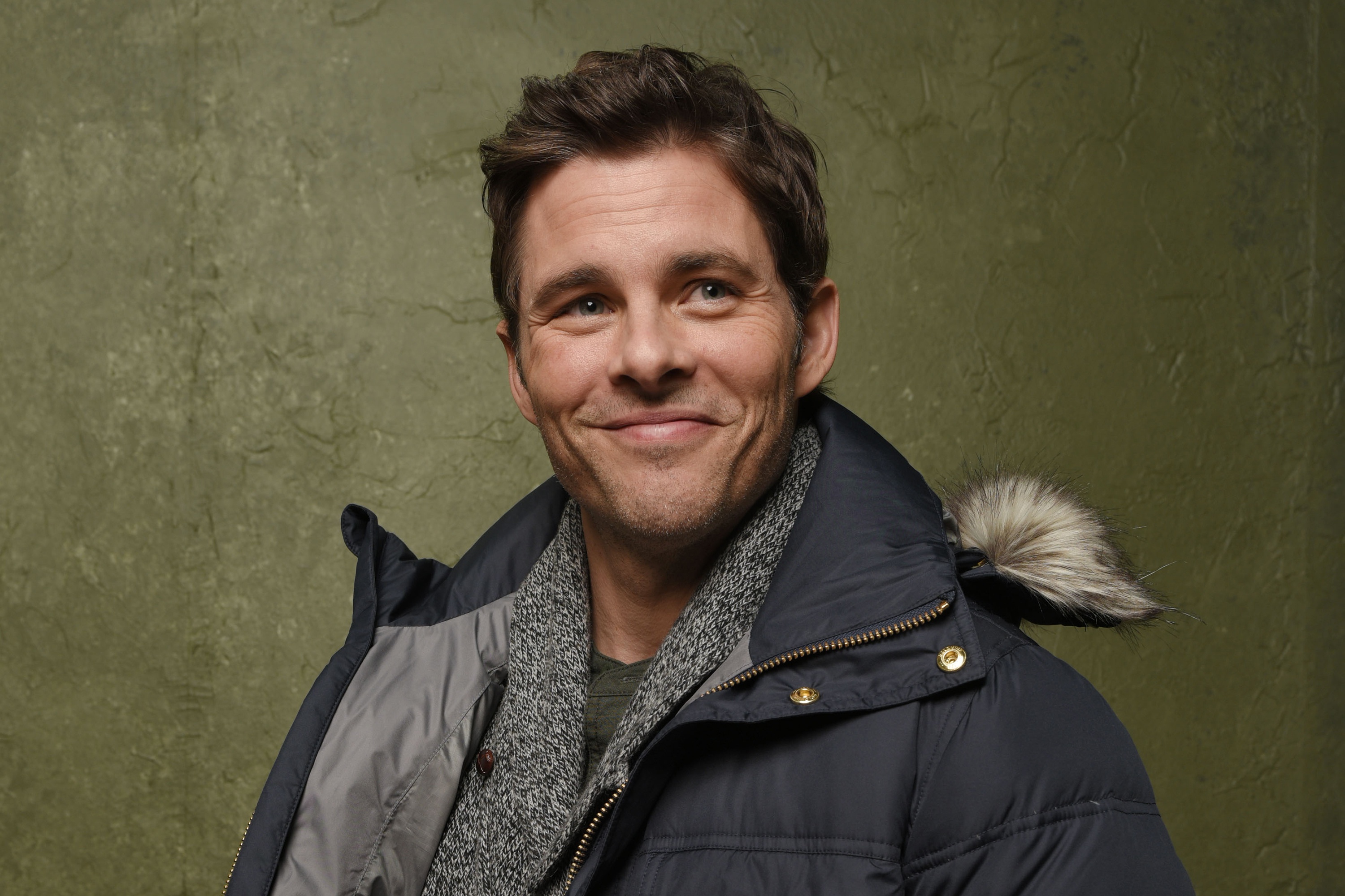 James Marsden in a Puffer Jacket HD Wallpaper