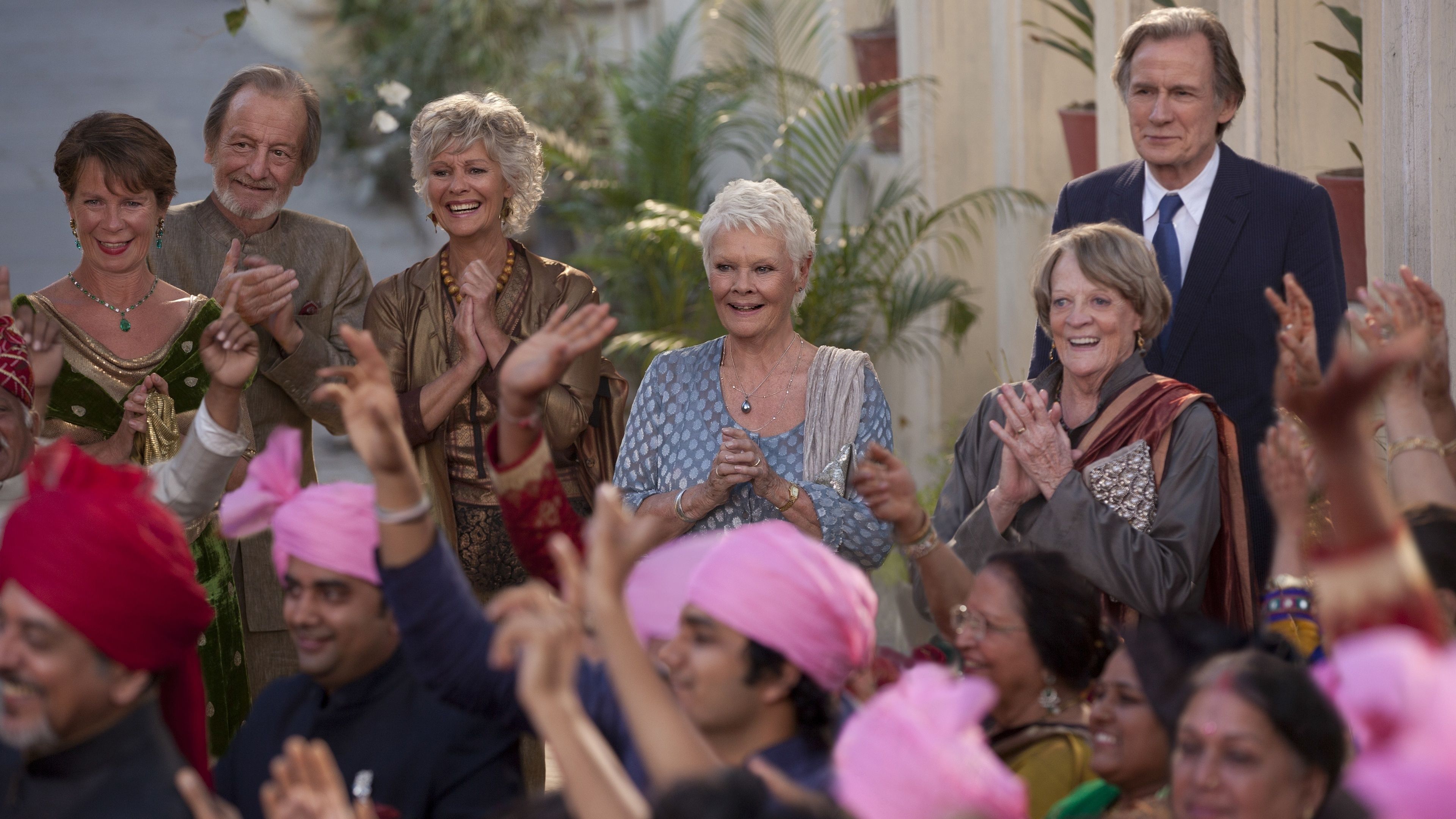 The Best Exotic Marigold Hotel cast HD Wallpaper