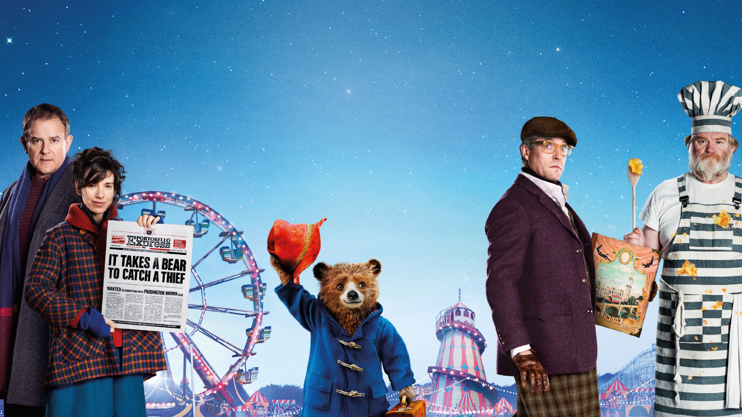 Paddington and the Brown Family at the Fair HD Wallpaper