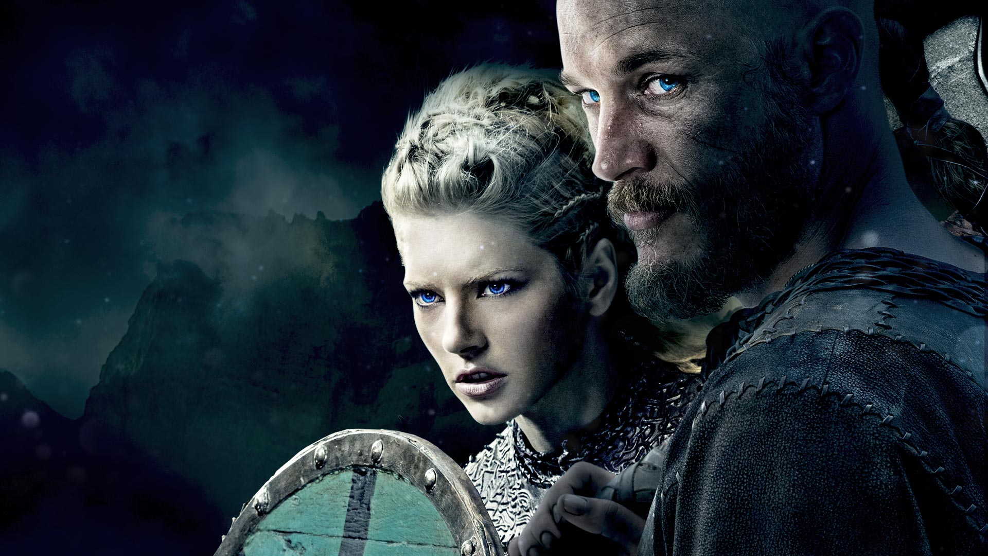 Ragnar Lothbrok and Lagertha from Vikings HD Wallpaper