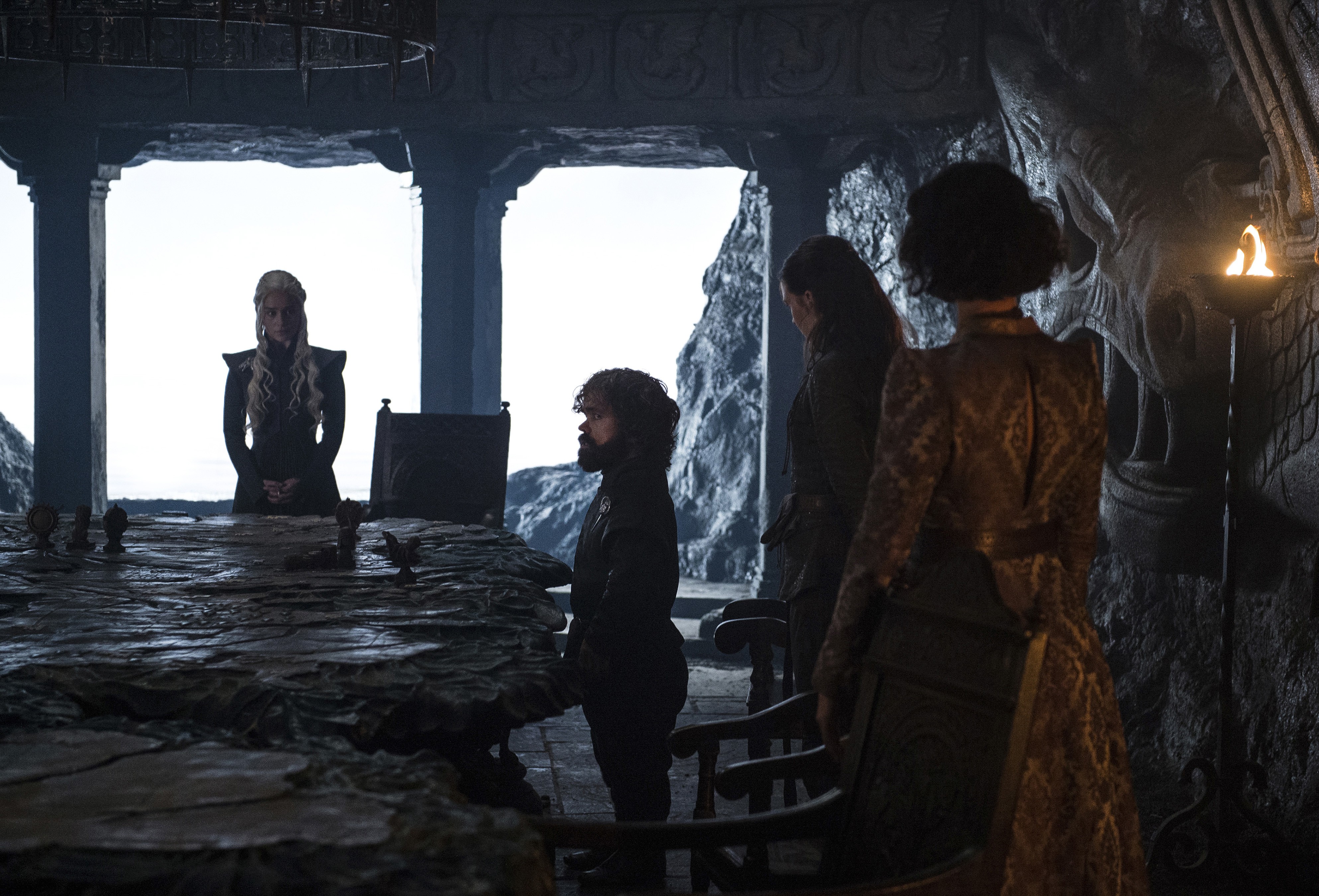 Daenerys Targaryen and Tyrion Lannister in Dragonstone HD Wallpaper