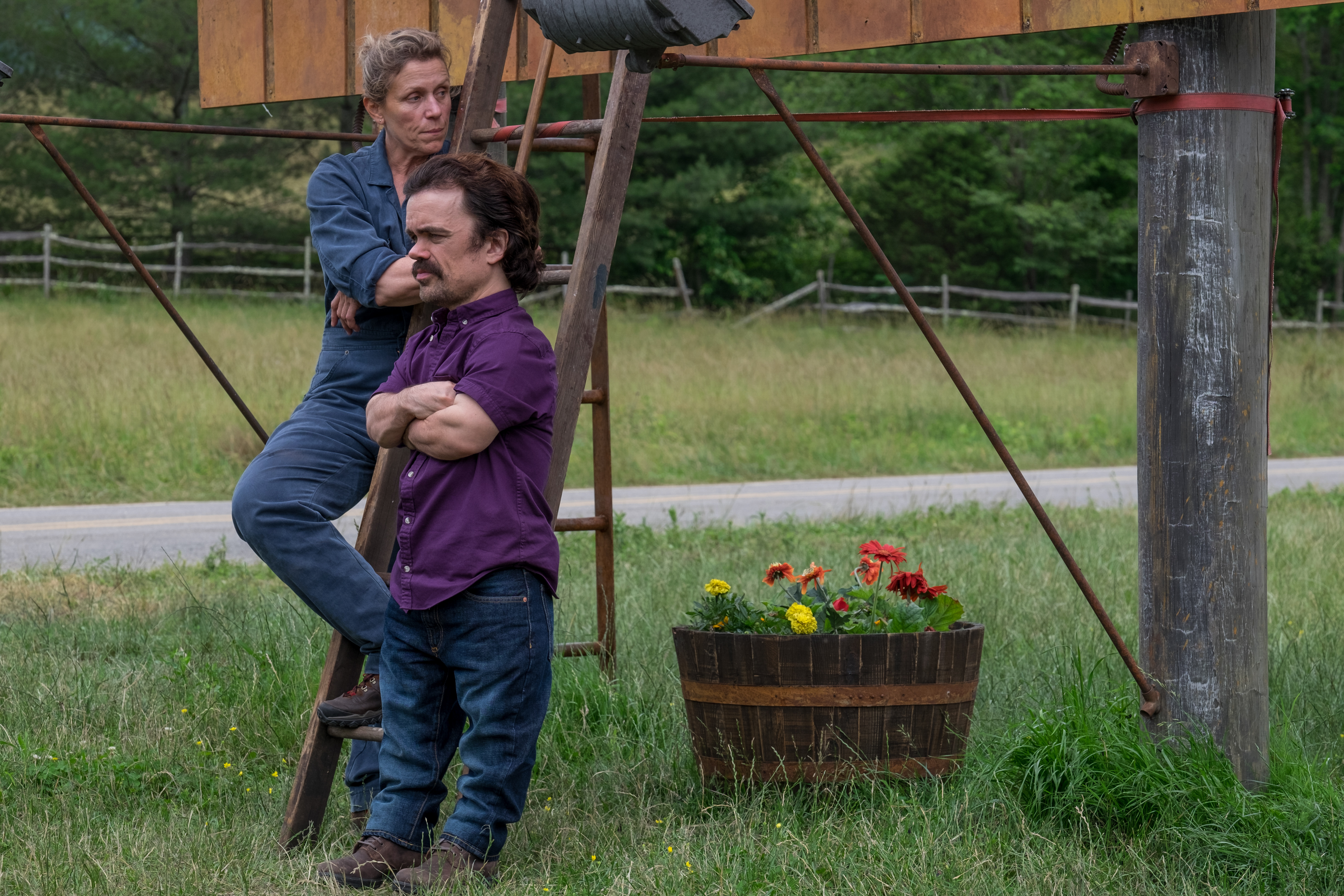 Frances McDormand and Peter Dinklage HD Wallpaper