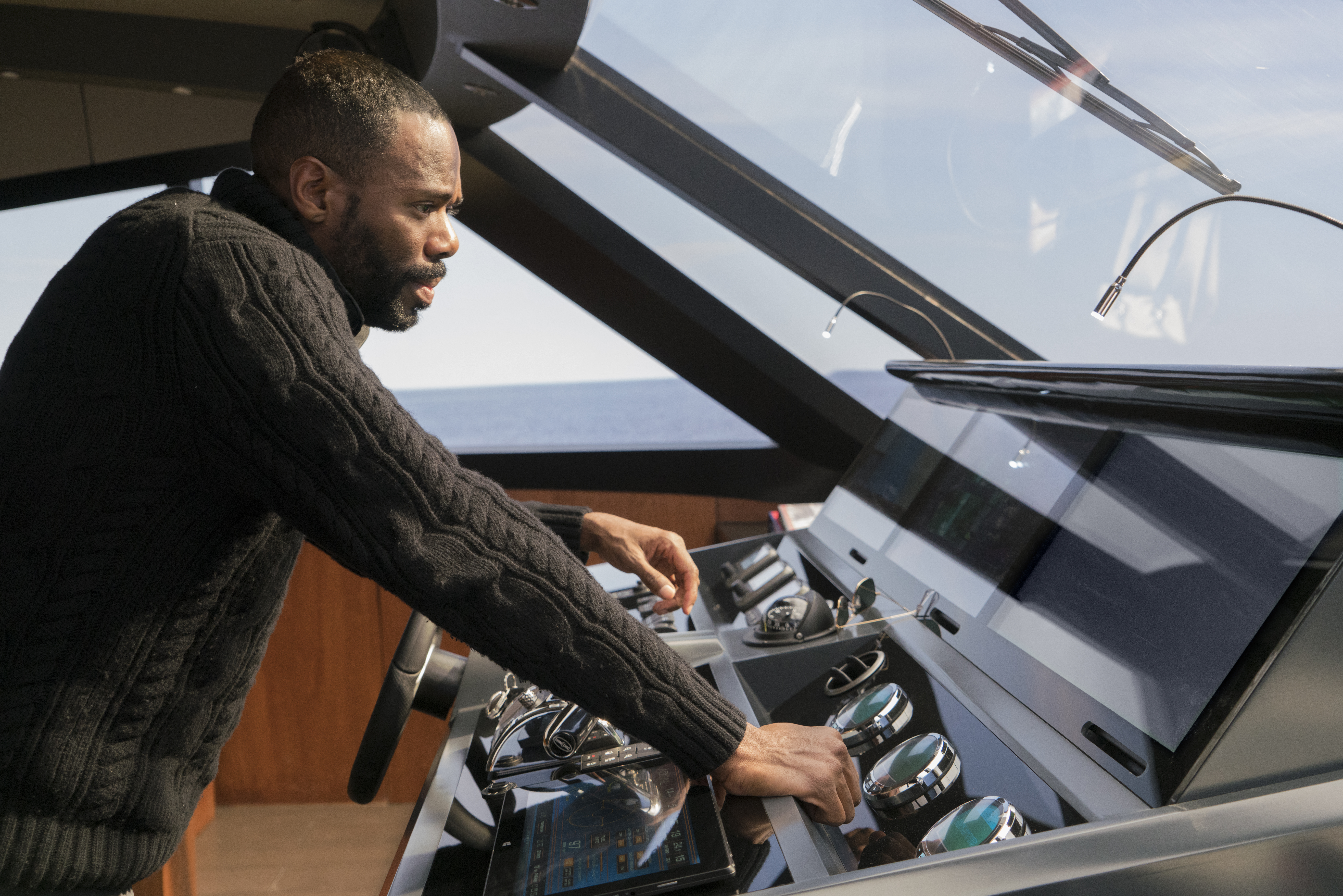 Colman Domingo on a Yacht HD Wallpaper