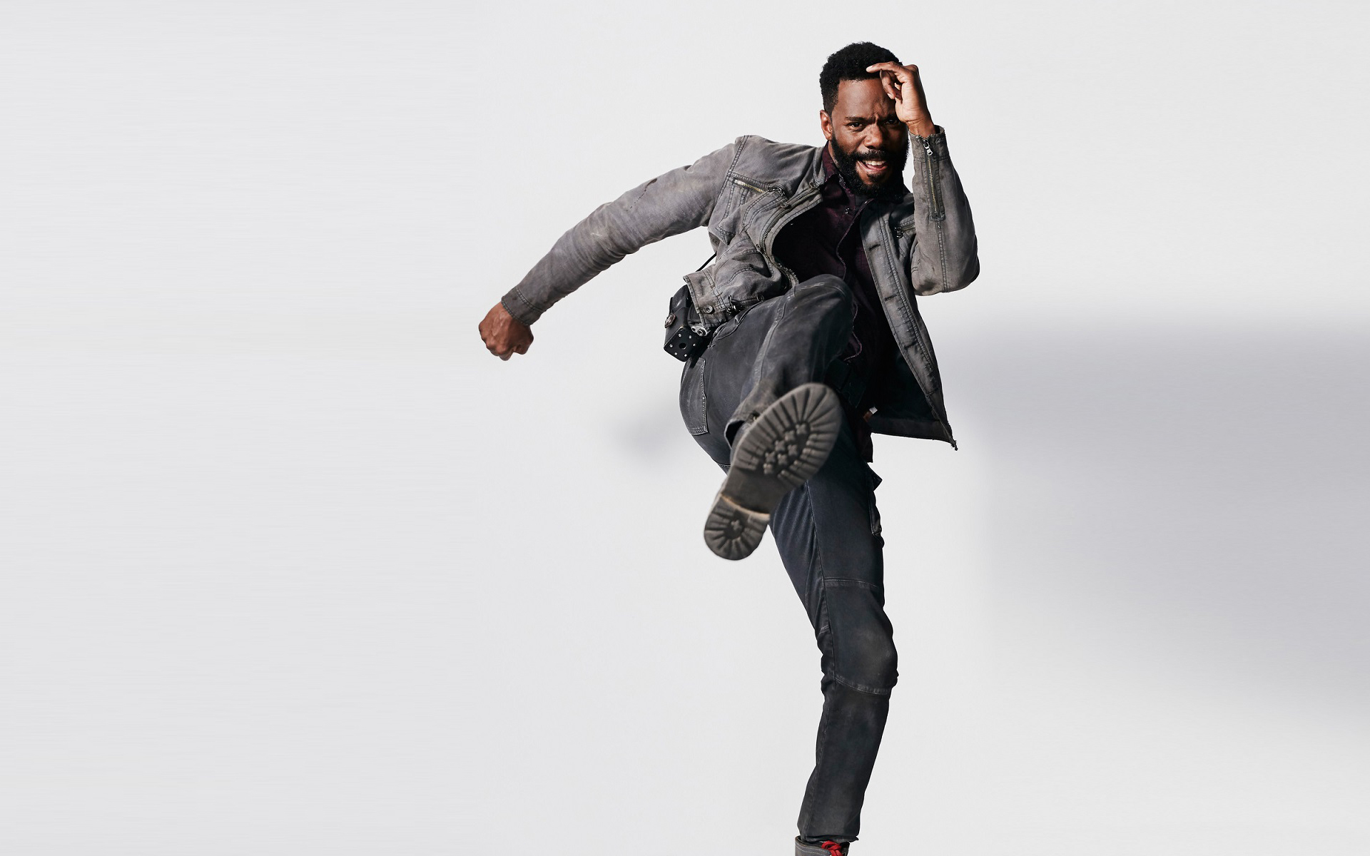 Colman Domingo in action pose HD Wallpaper
