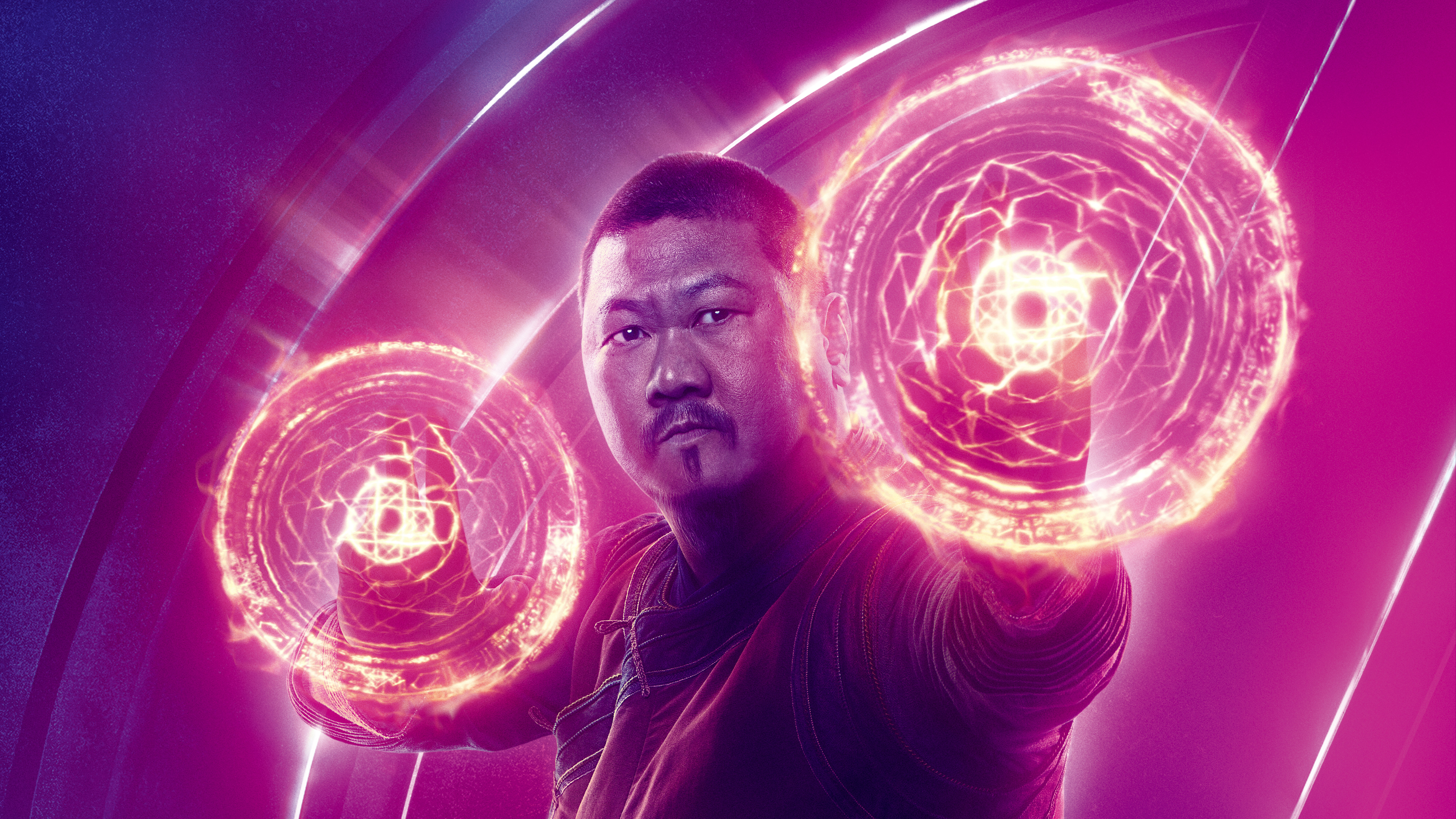 Wong from Doctor Strange casting magic spells HD Wallpaper