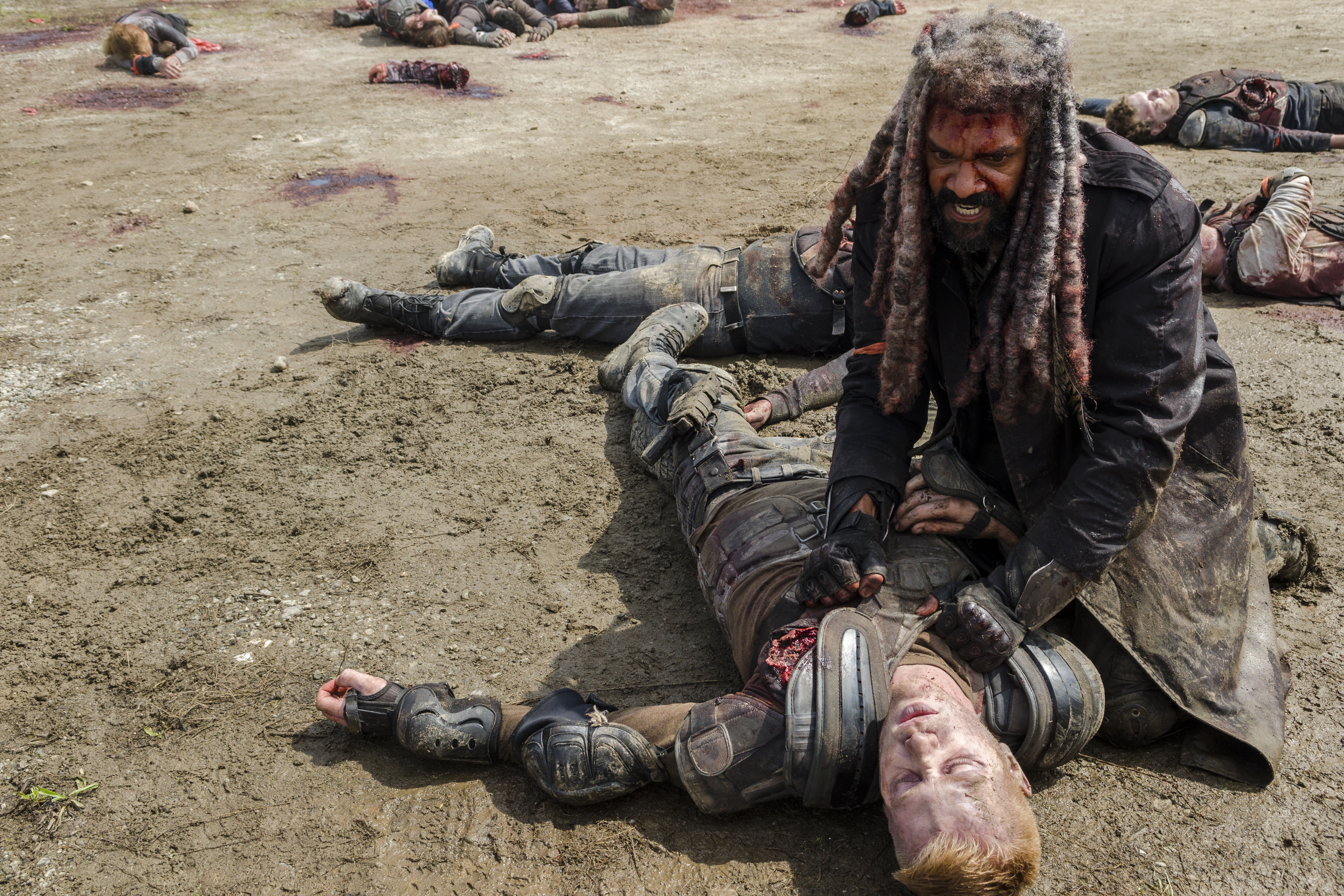Khary Payton in The Walking Dead HD Wallpaper