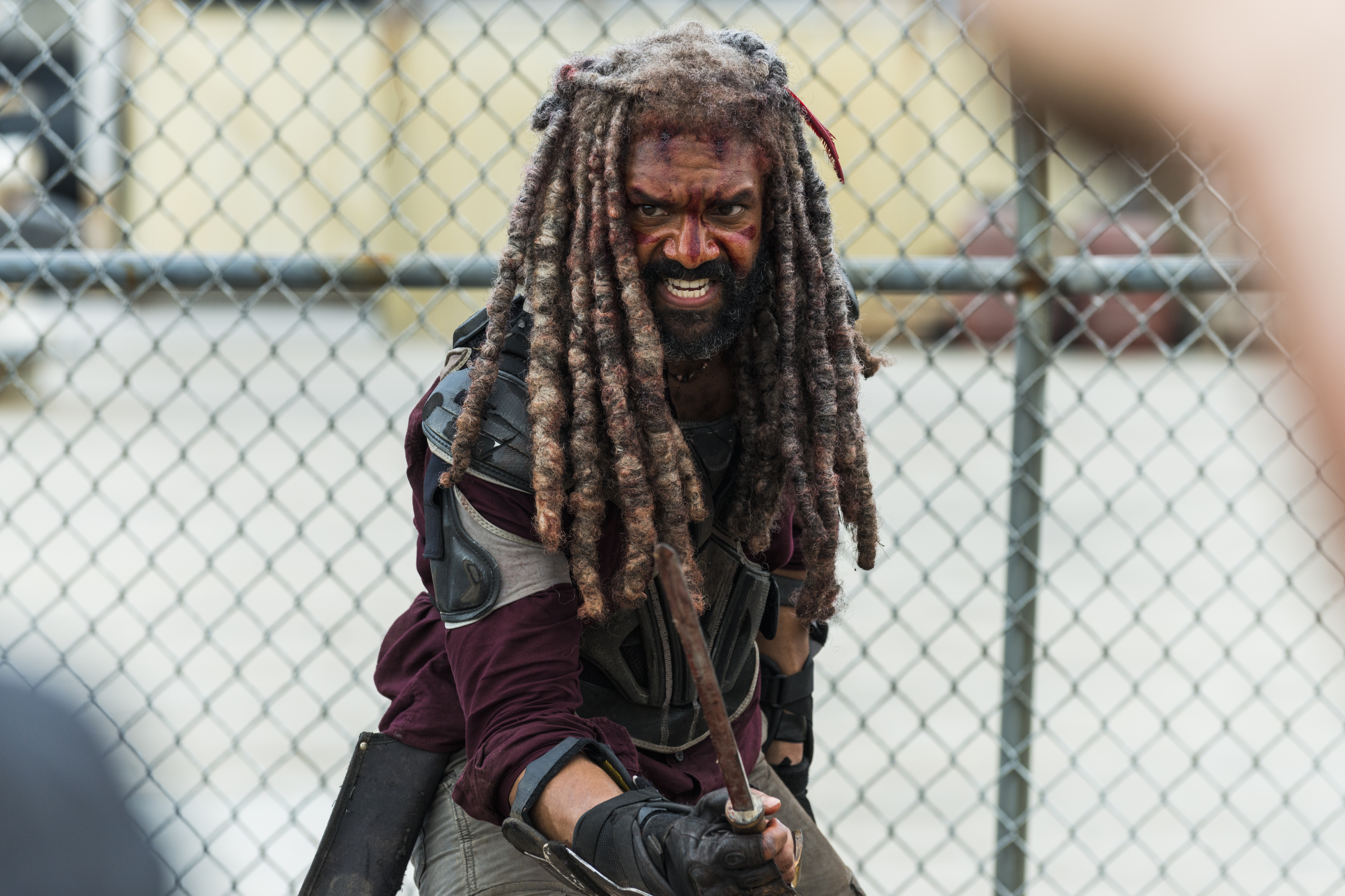 Khary Payton as King Ezekiel from The Walking Dead HD Wallpaper