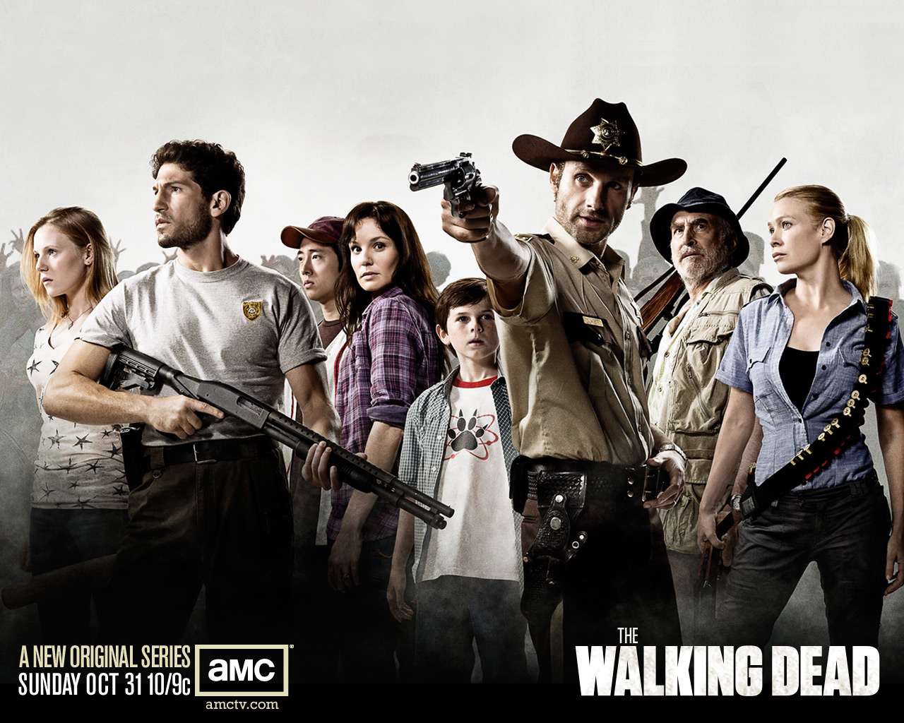 The Walking Dead Cast HD Wallpaper