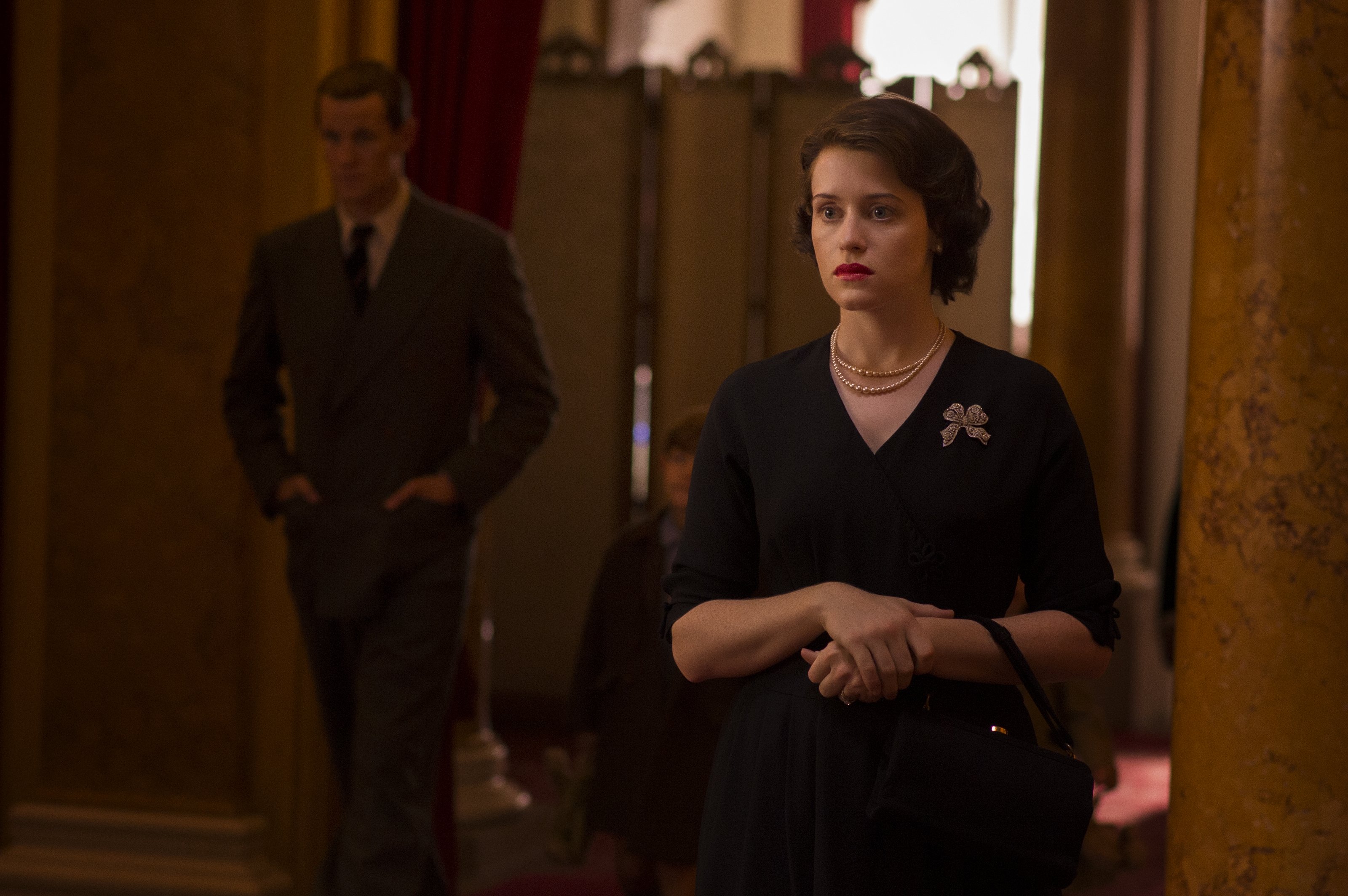 Queen Elizabeth II from The Crown HD Wallpaper