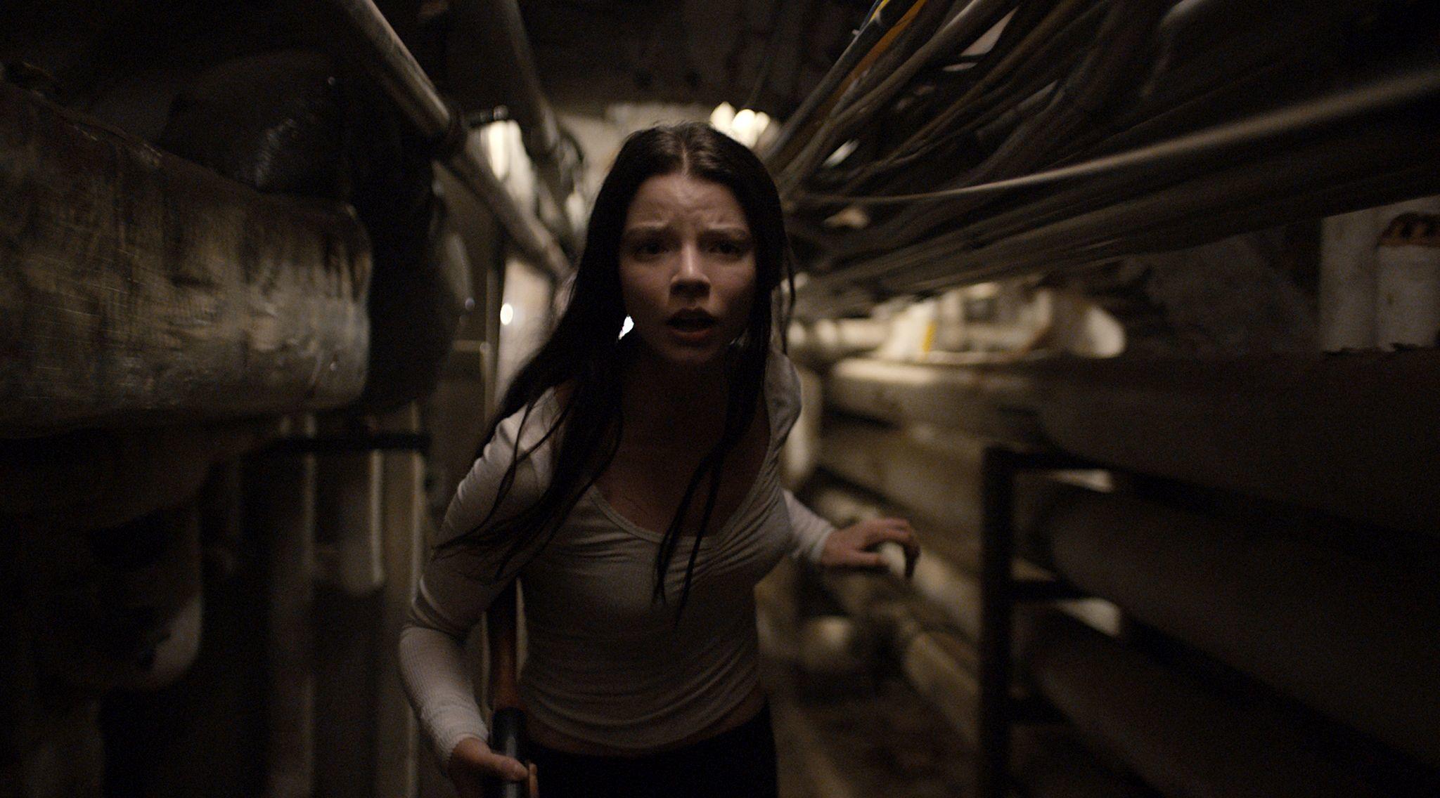 Anya Taylor-Joy in a dark tunnel HD Wallpaper