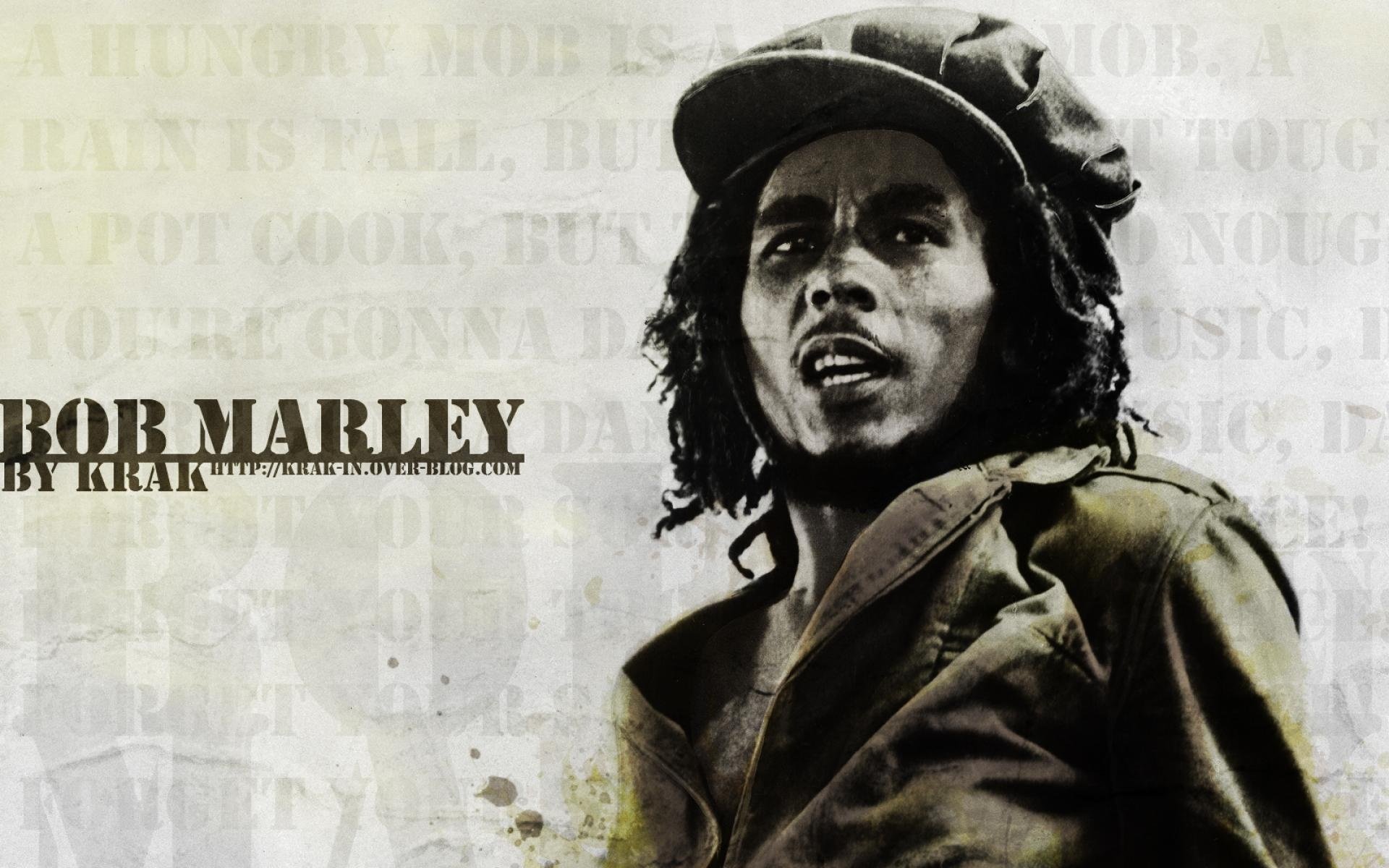 Bob Marley by Krak HD Wallpaper