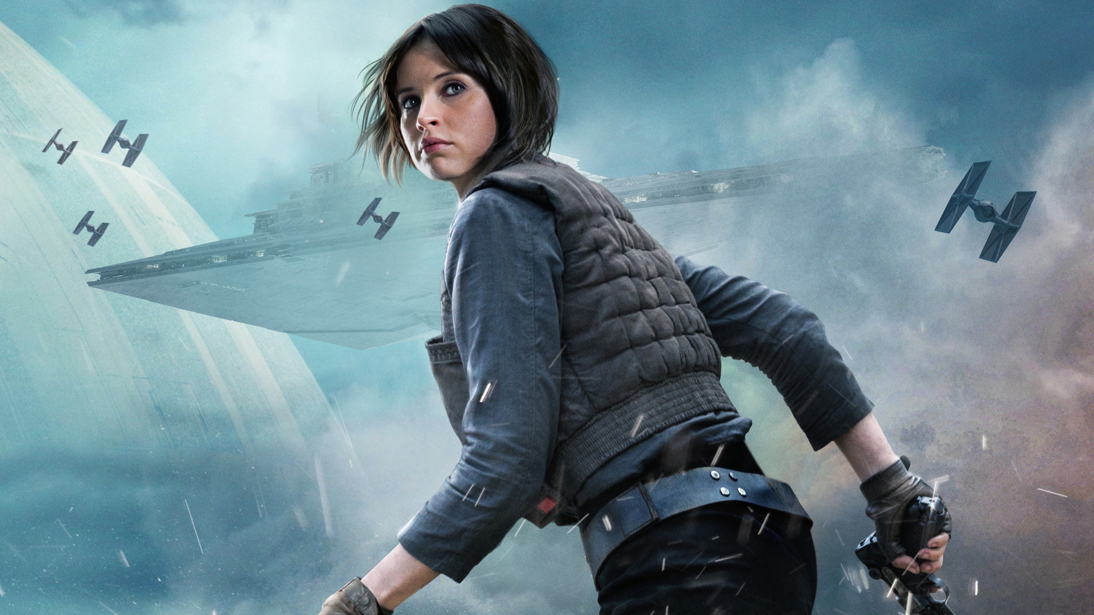 Jyn Erso from Star Wars Rogue One HD Wallpaper
