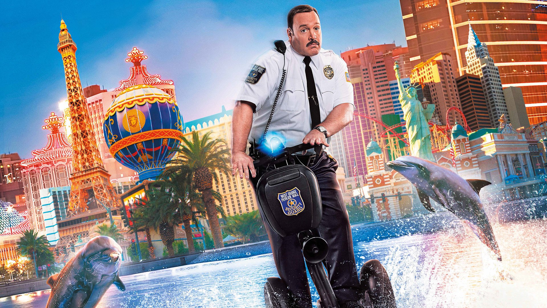 Kevin James on a Segway in Las Vegas HD Wallpaper