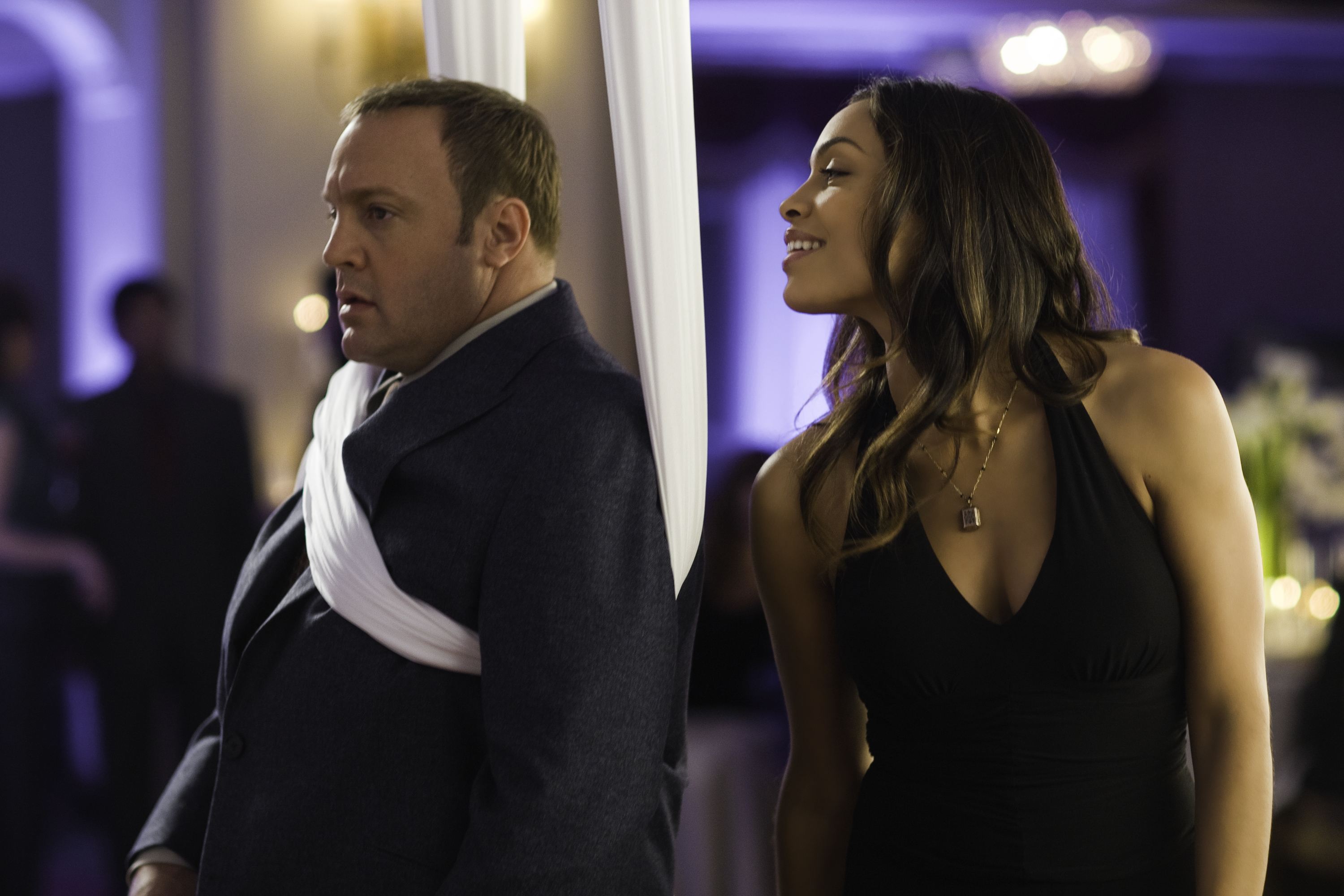 Kevin James and Rosario Dawson HD Wallpaper
