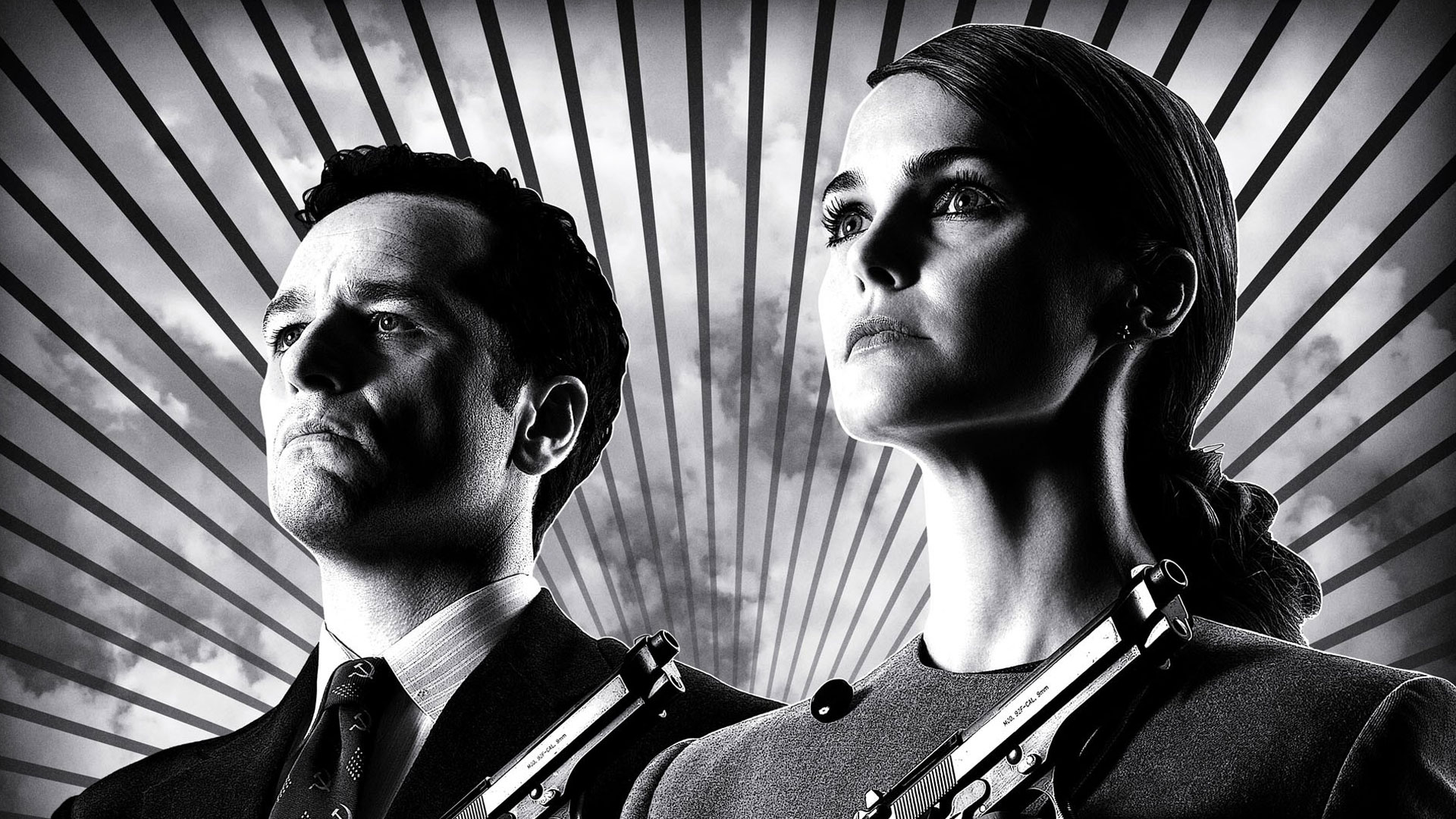 Keri Russell and Matthew Rhys in The Americans HD Wallpaper
