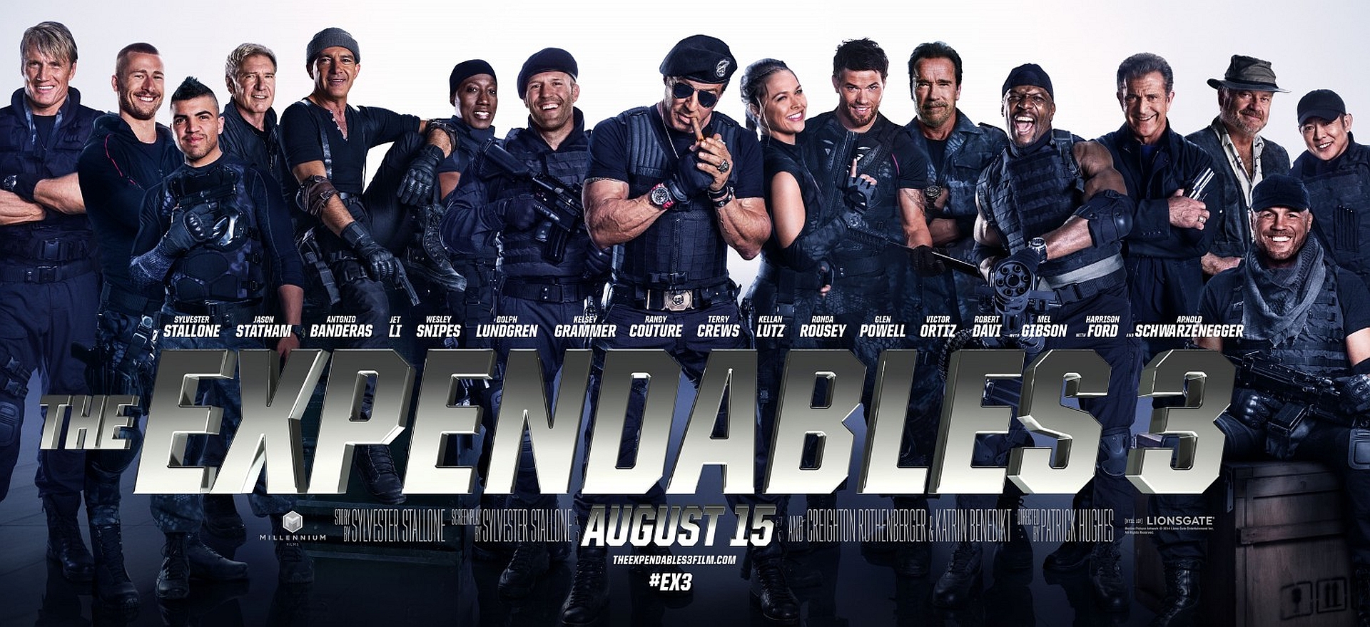 The Expendables 3 Cast Poster HD Wallpaper