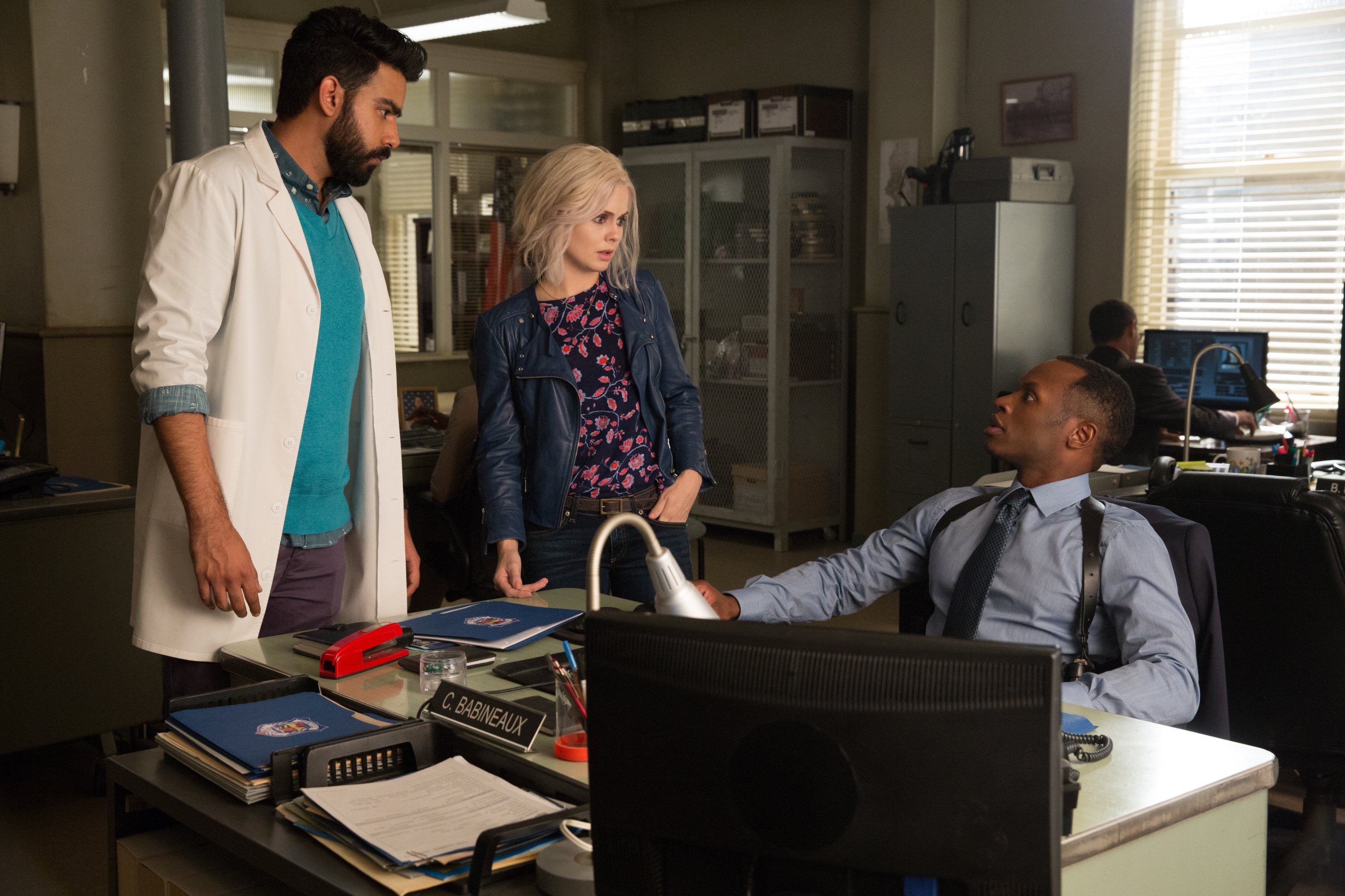 Rahul Kohli and two others in an office HD Wallpaper