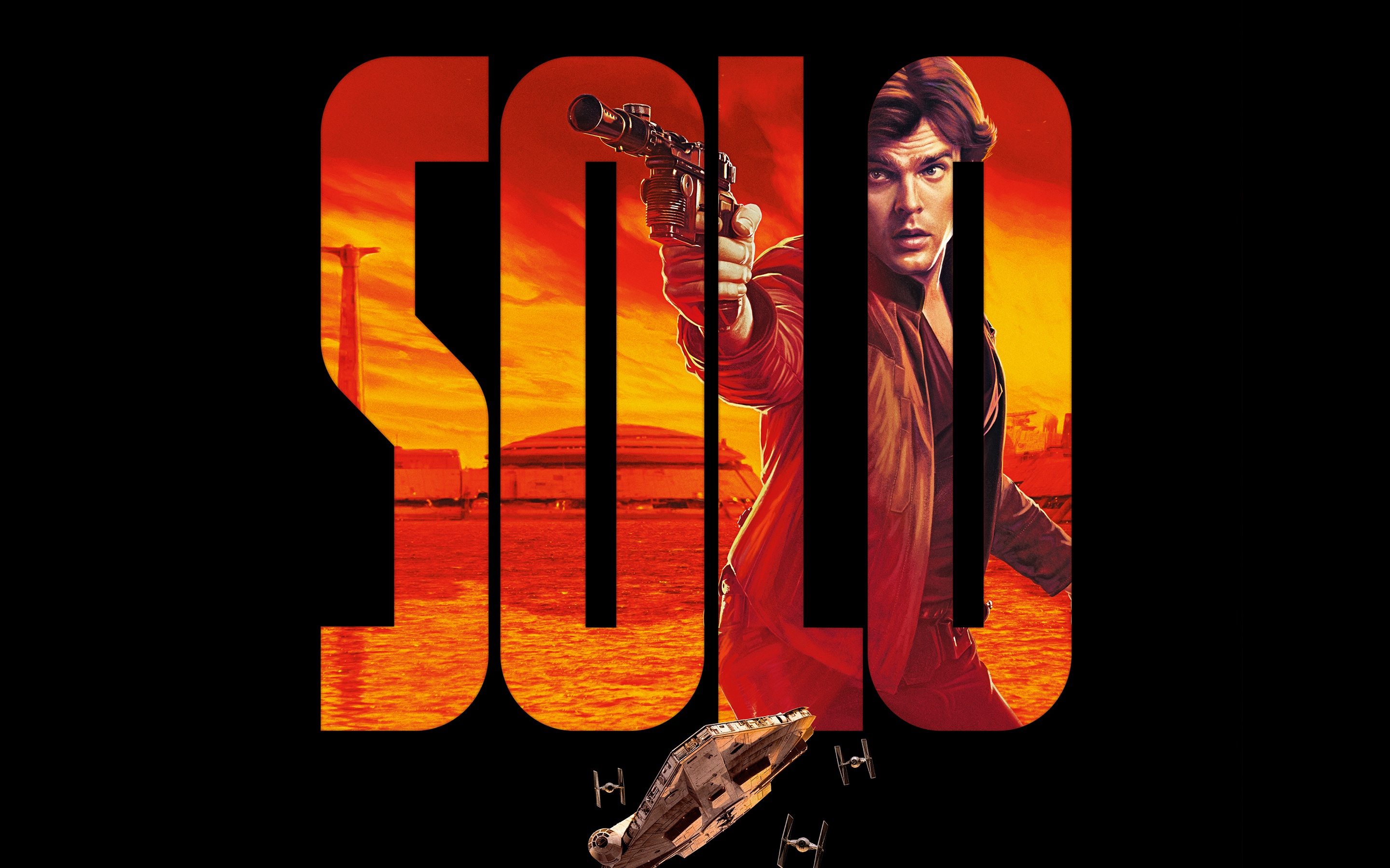 Solo: A Star Wars Story poster with Han Solo HD Wallpaper