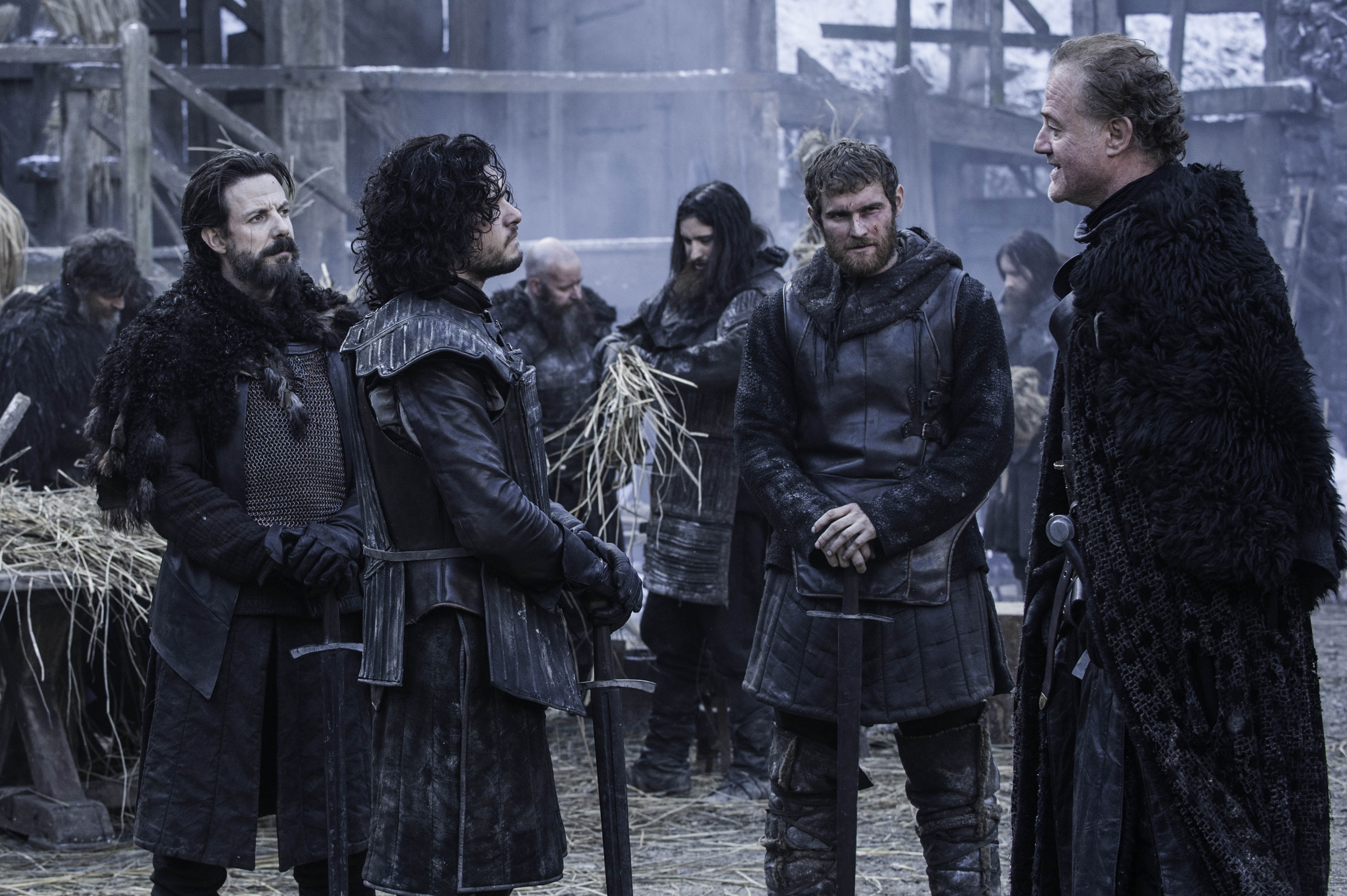 Owen Teale and Jon Snow in Game of Thrones HD Wallpaper