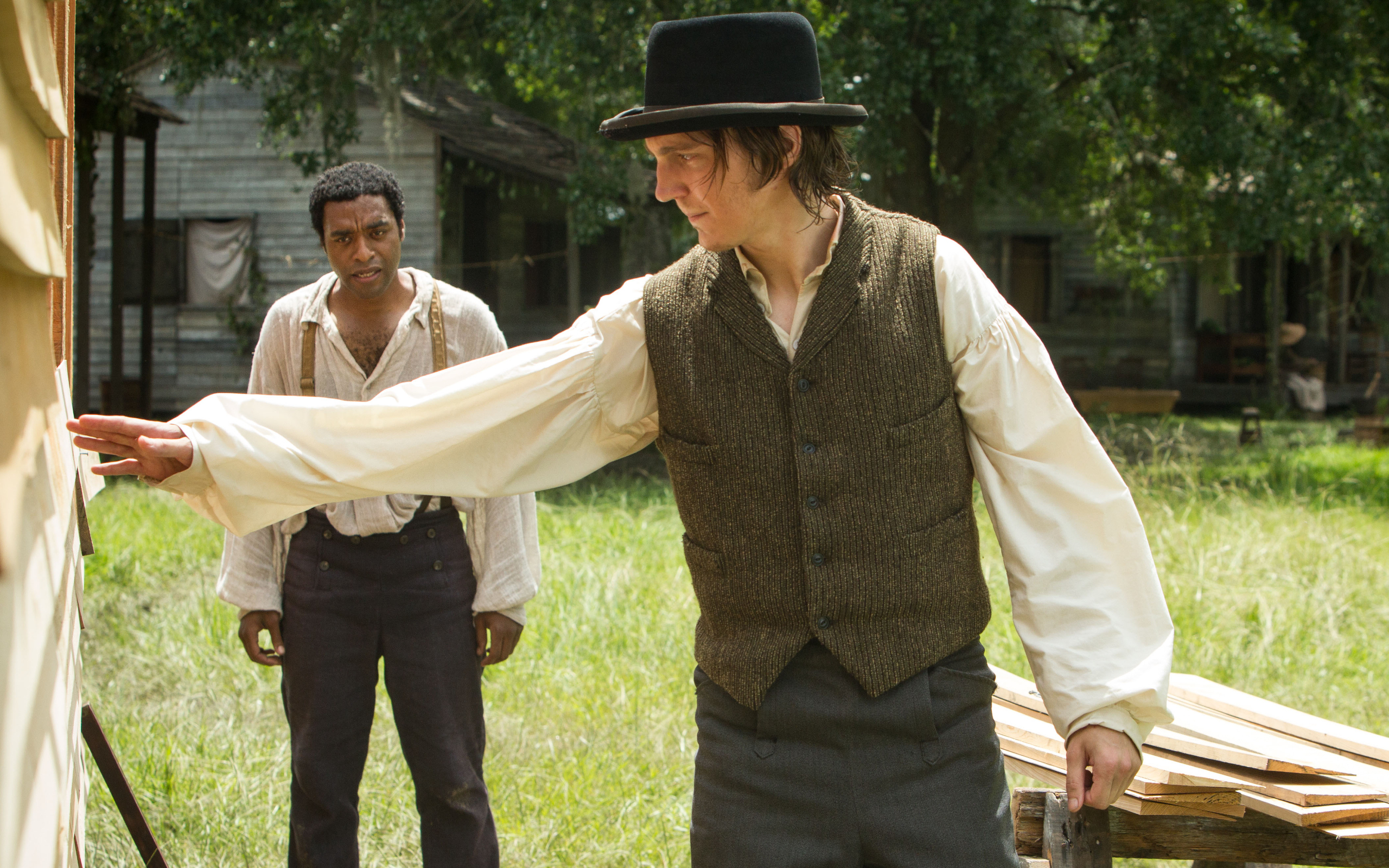 Chiwetel Ejiofor and Paul Dano in 12 Years a Slave HD Wallpaper