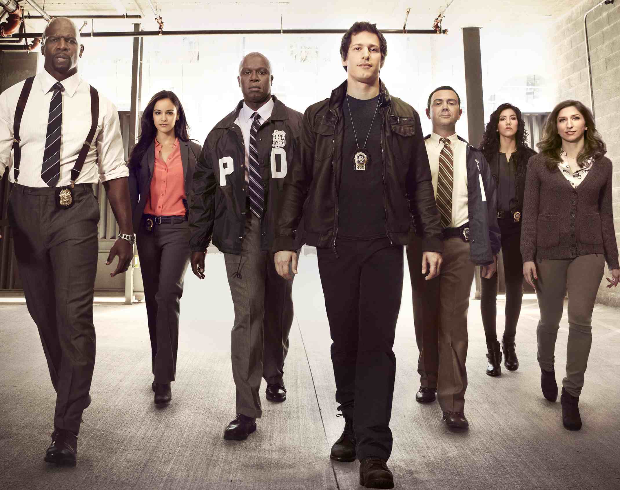 Brooklyn Nine-Nine cast HD Wallpaper