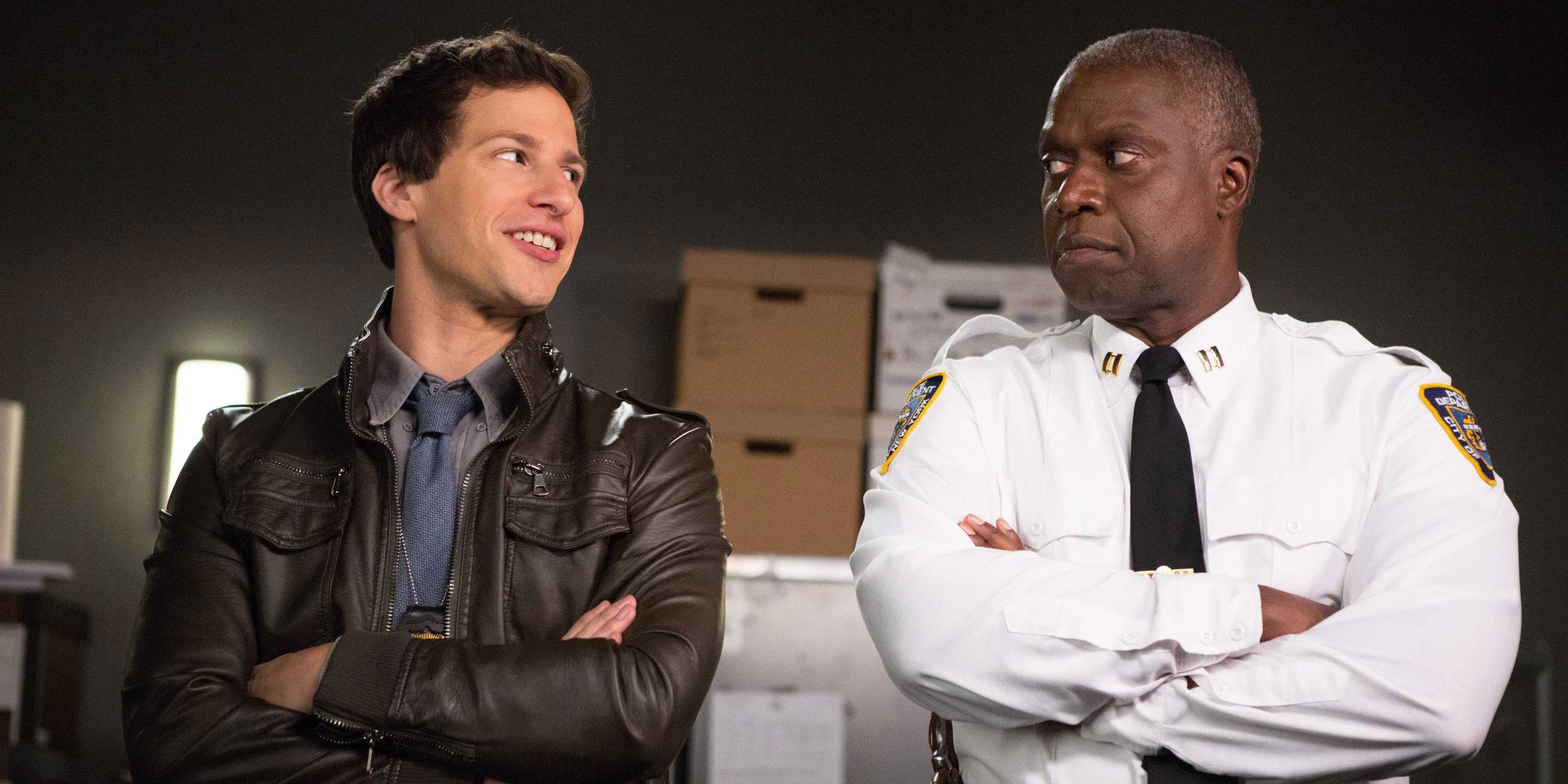 Jake Peralta and Captain Holt from Brooklyn Nine-Nine HD Wallpaper