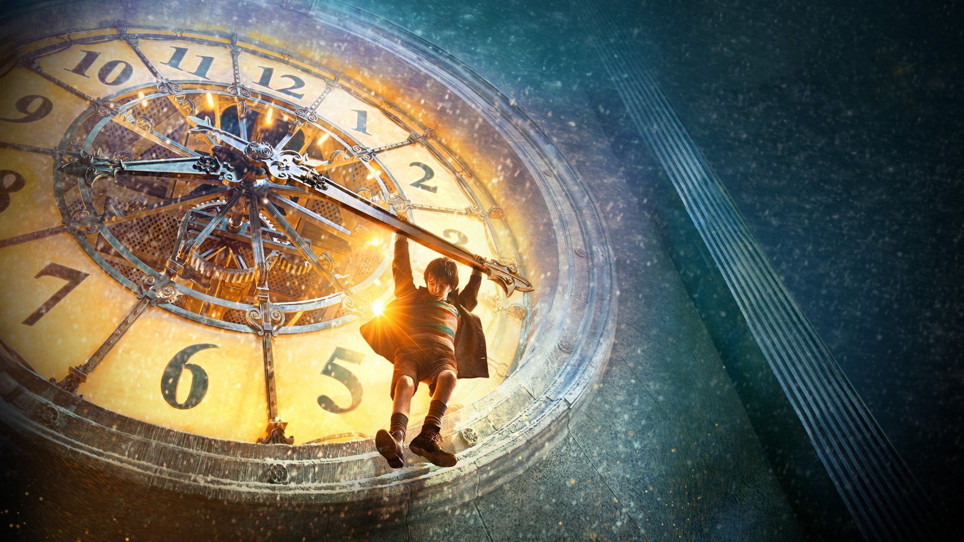 Asa Butterfield on a Clock HD Wallpaper