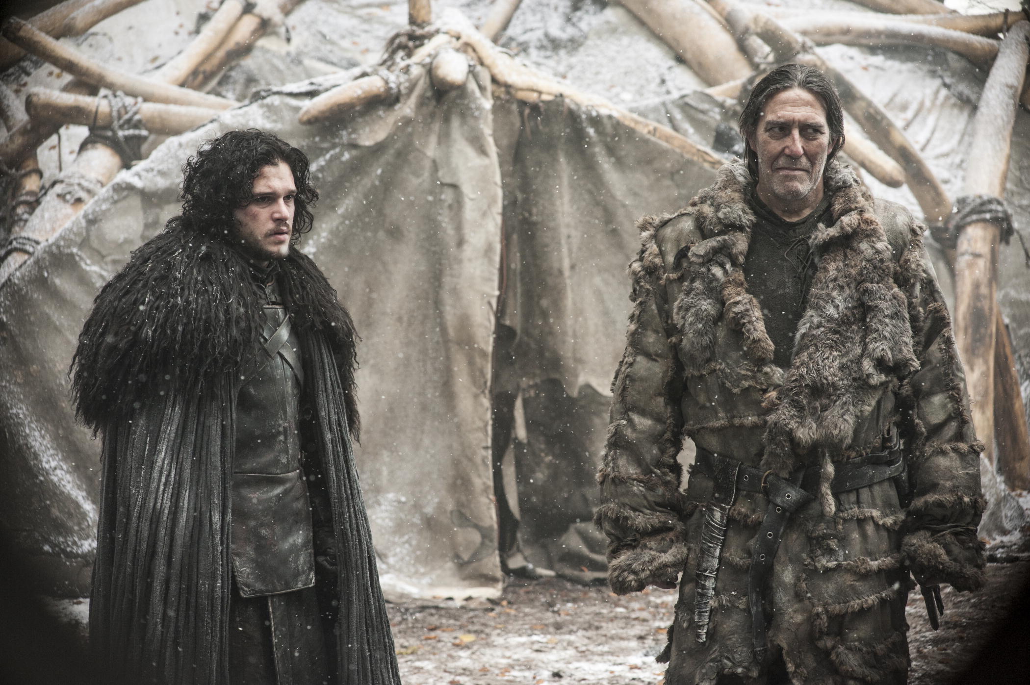 Jon Snow and Mance Rayder in Game of Thrones HD Wallpaper