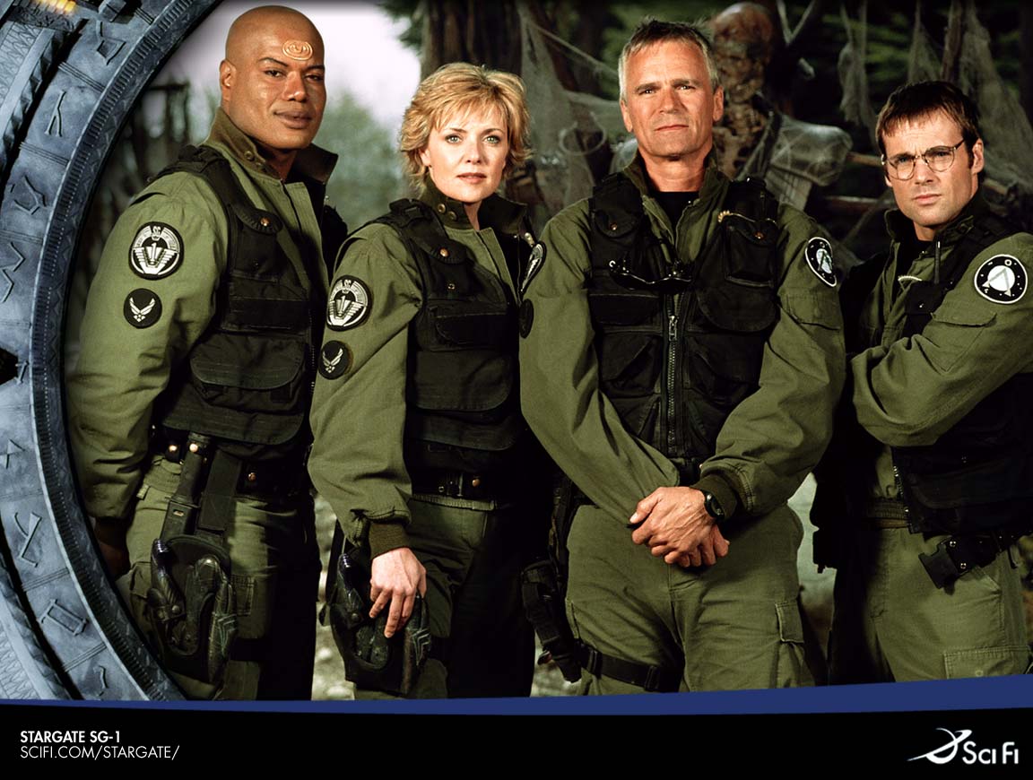 Stargate SG-1 characters in uniform HD Wallpaper