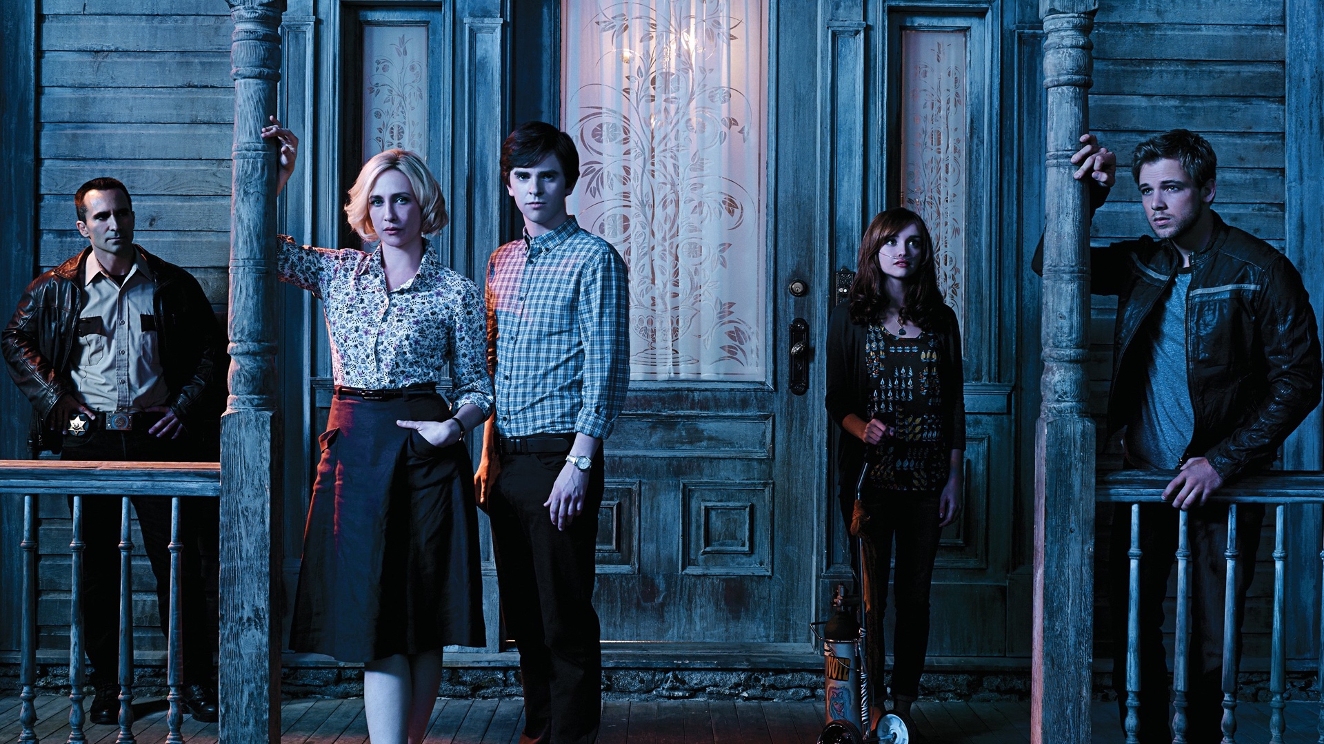 Norma Bates and her children from Bates Motel HD Wallpaper