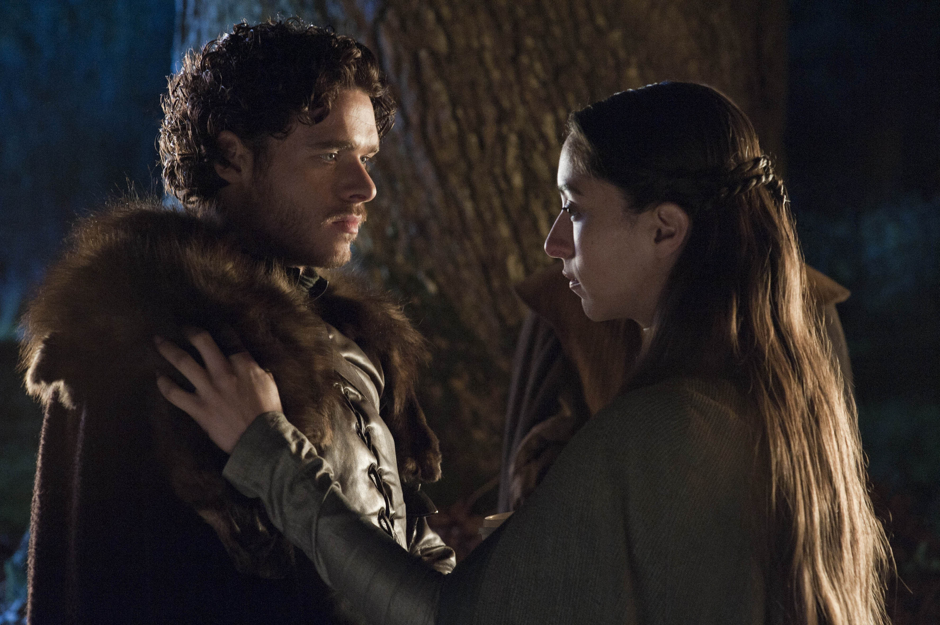 Robb Stark and Talisa Maegyr from Game of Thrones HD Wallpaper