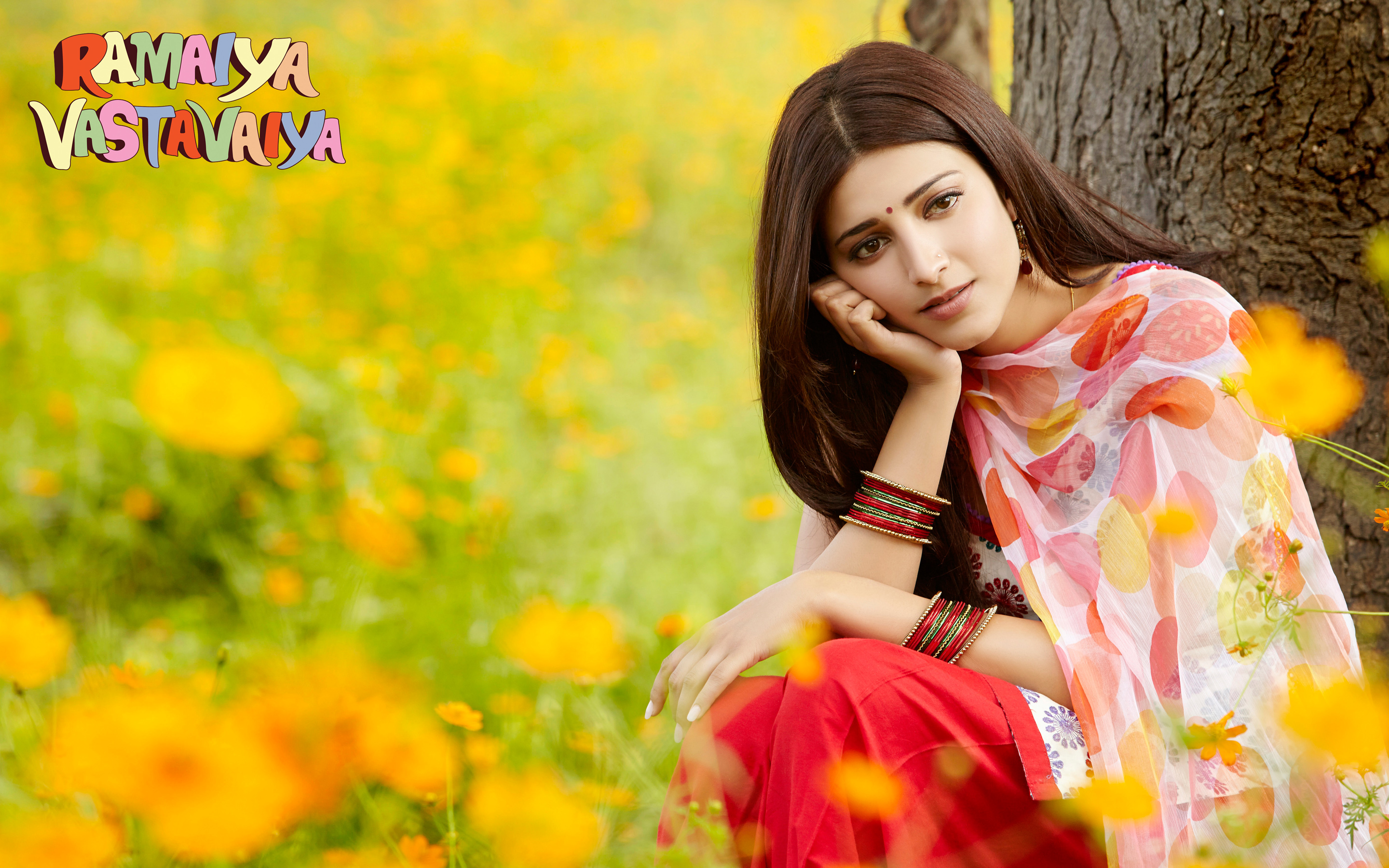 Ramaiya Vastavaiya Shruti Haasan HD Wallpaper
