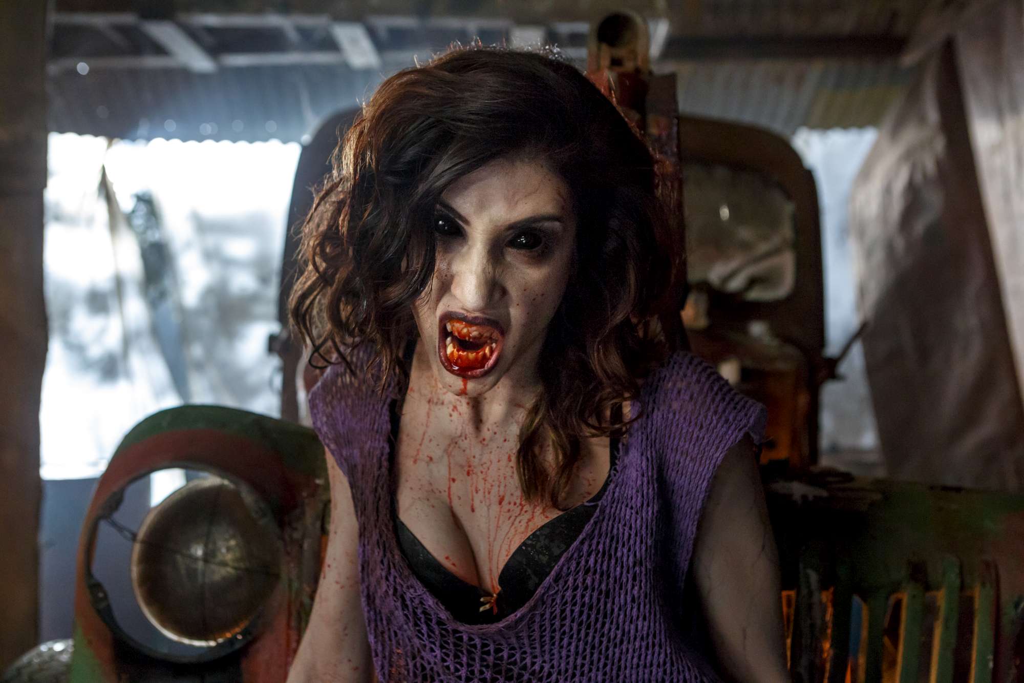 Dana DeLorenzo as a Vampire HD Wallpaper
