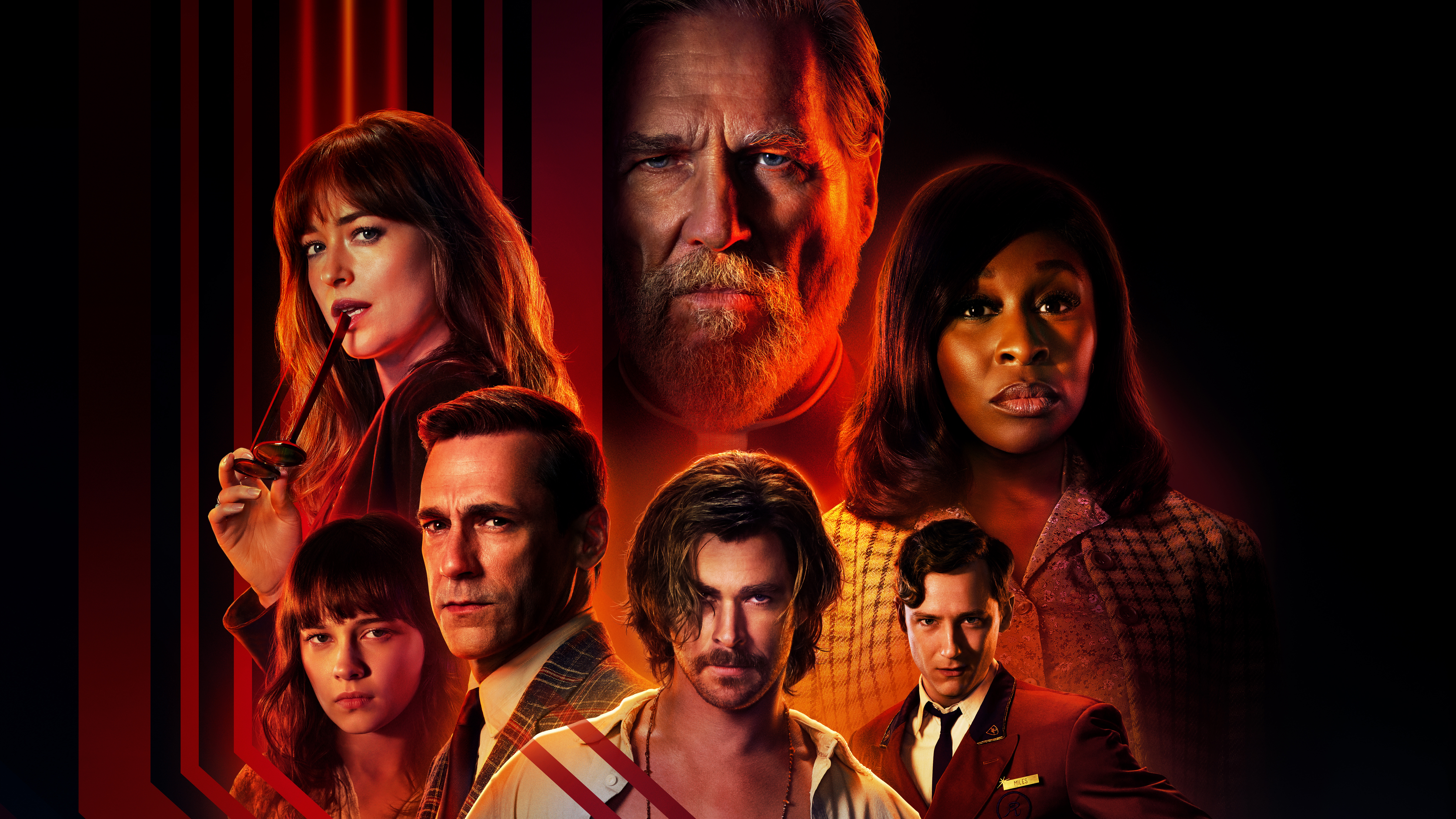 Bad Times at the El Royale Cast HD Wallpaper