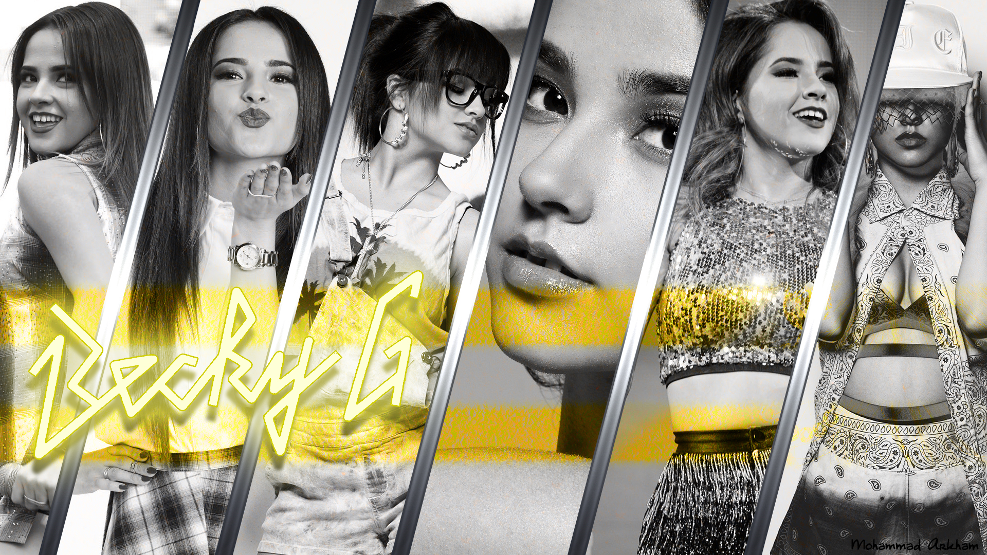 Becky G collage HD Wallpaper