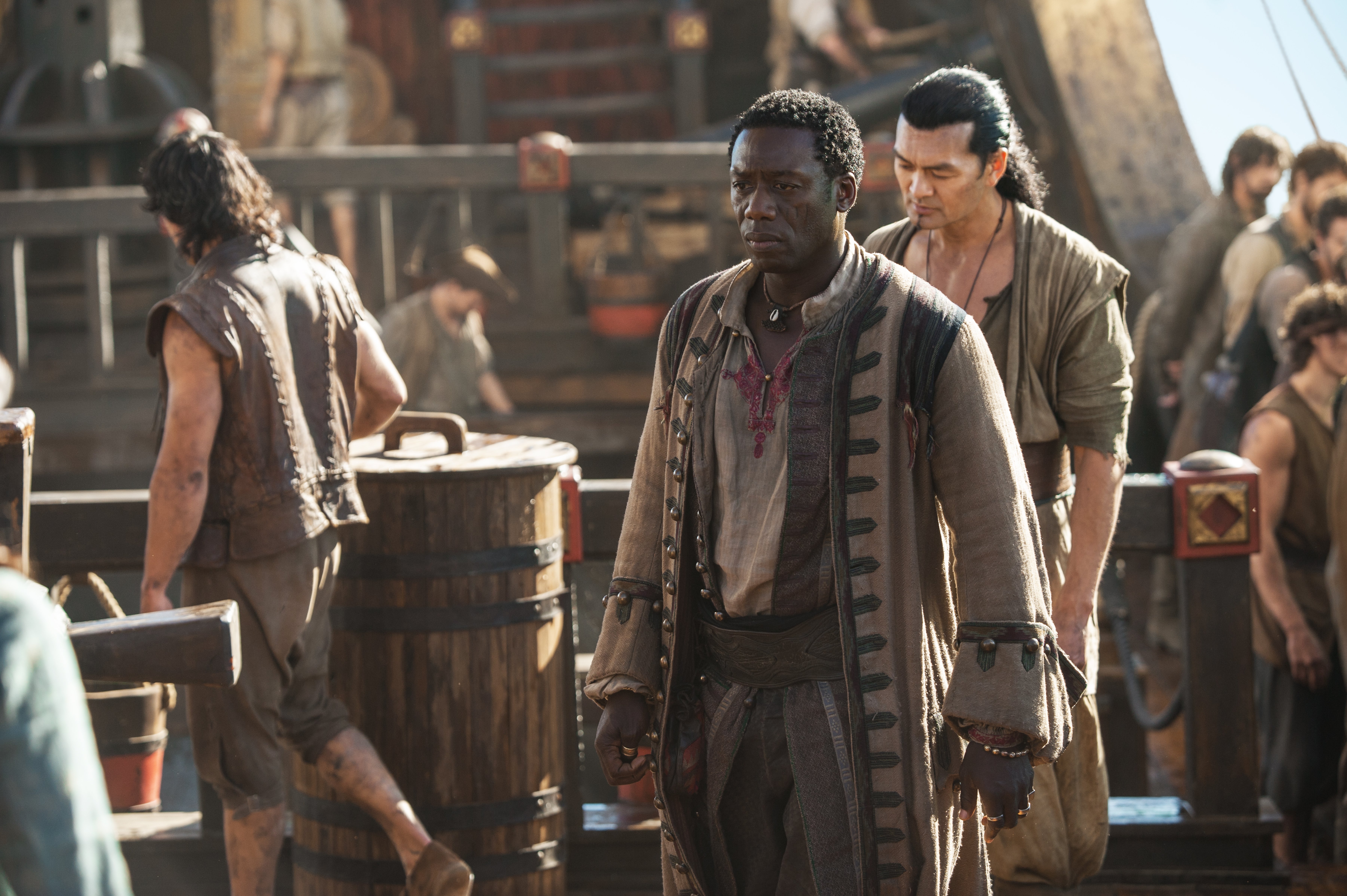 Hakeem Kae-Kazim on a ship HD Wallpaper