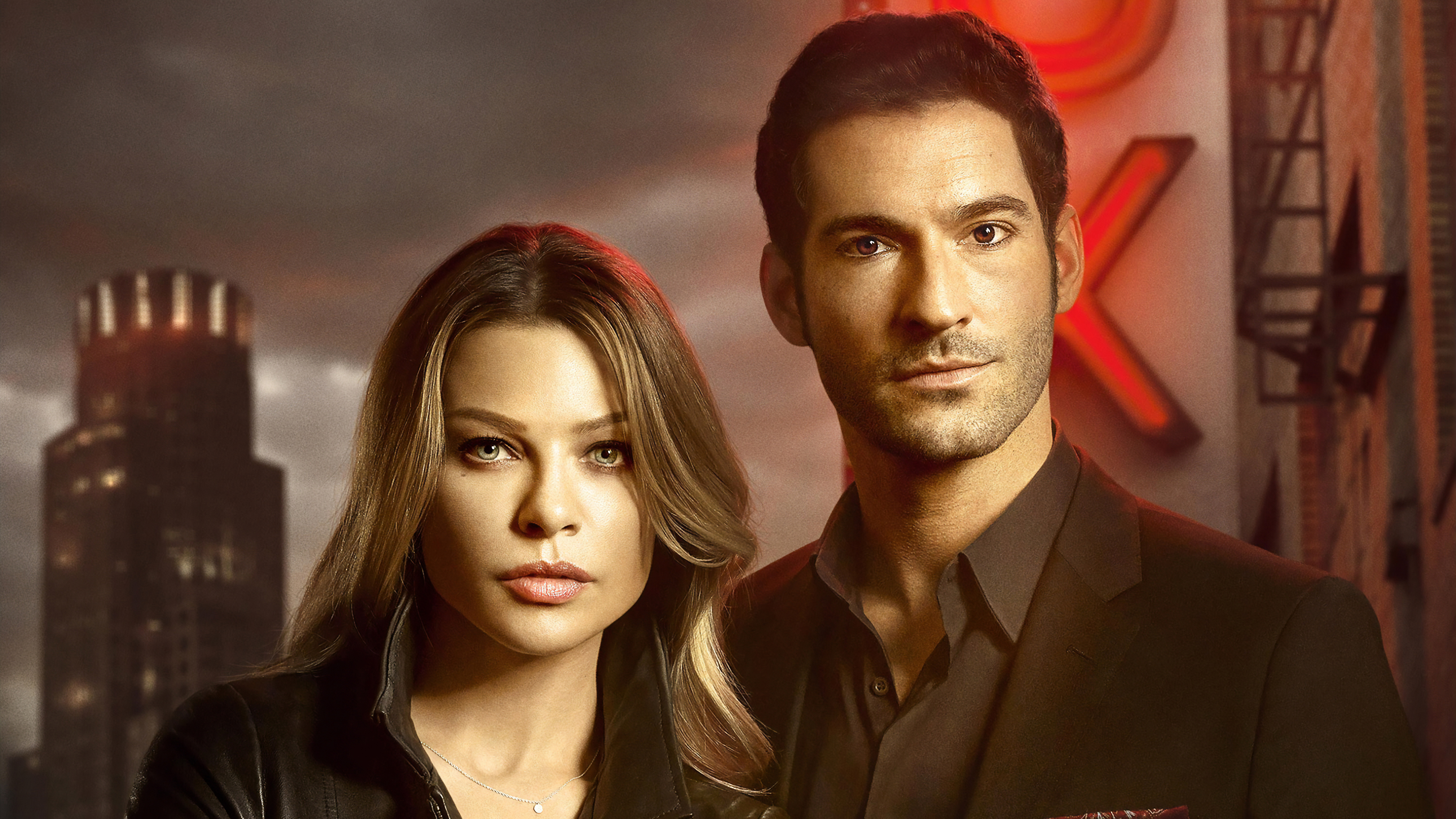 Lucifer and Chloe from Lucifer HD Wallpaper